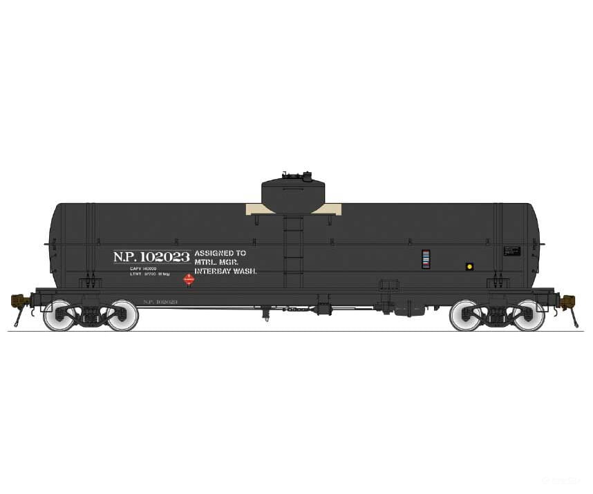 American Limited Models Ho 1864 Gatc Welded Tank Car - Ready To Run -- Northern Pacific 102023