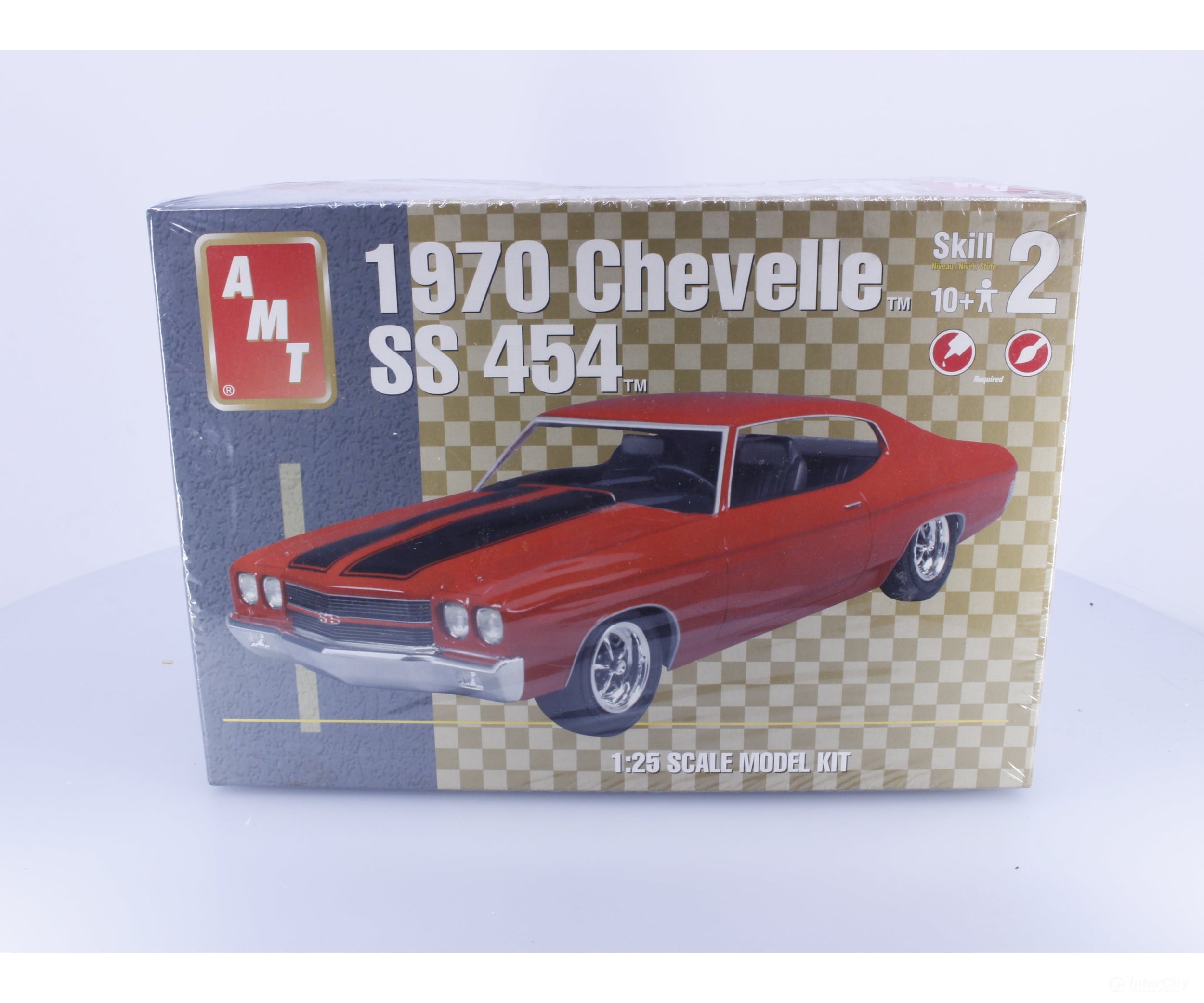 AMT 31640 G 1970 Chevrolet Chevelle SS 454 Plastic Model Kit 1/25 (#1) Plastic Car Model Kits