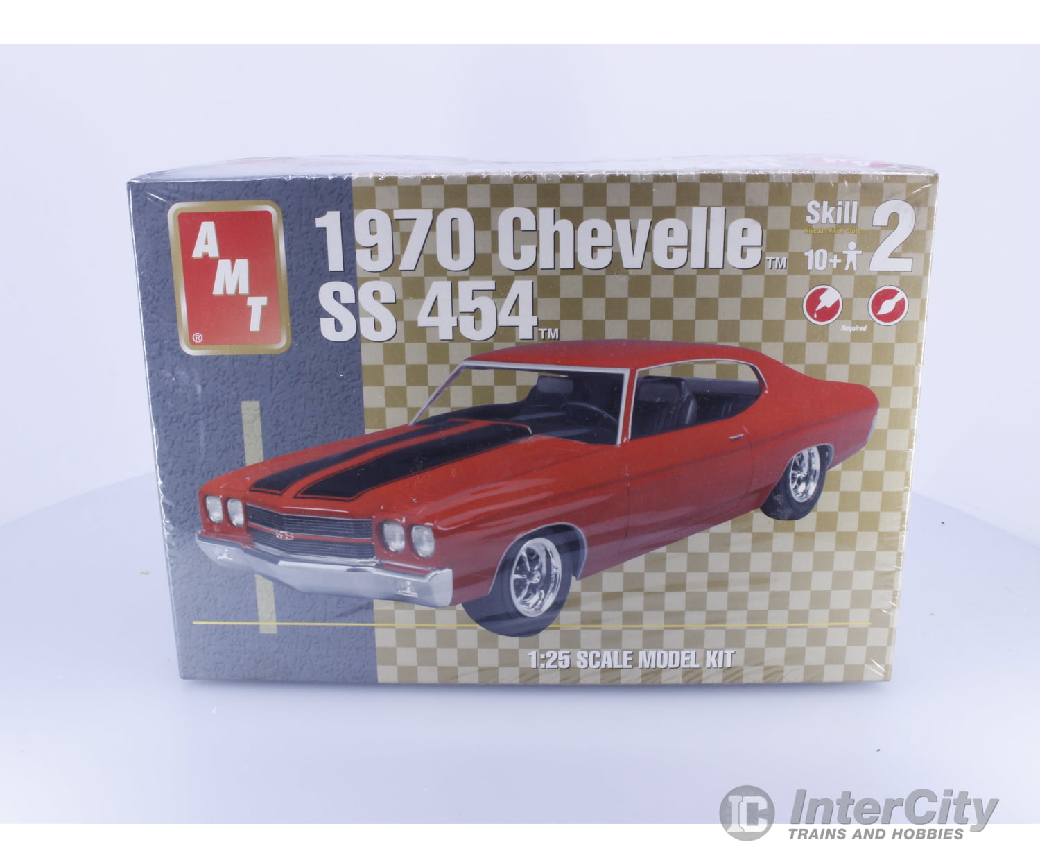 AMT 31640 G 1970 Chevrolet Chevelle SS 454 Plastic Model Kit 1/25 (#1) Plastic Car Model Kits