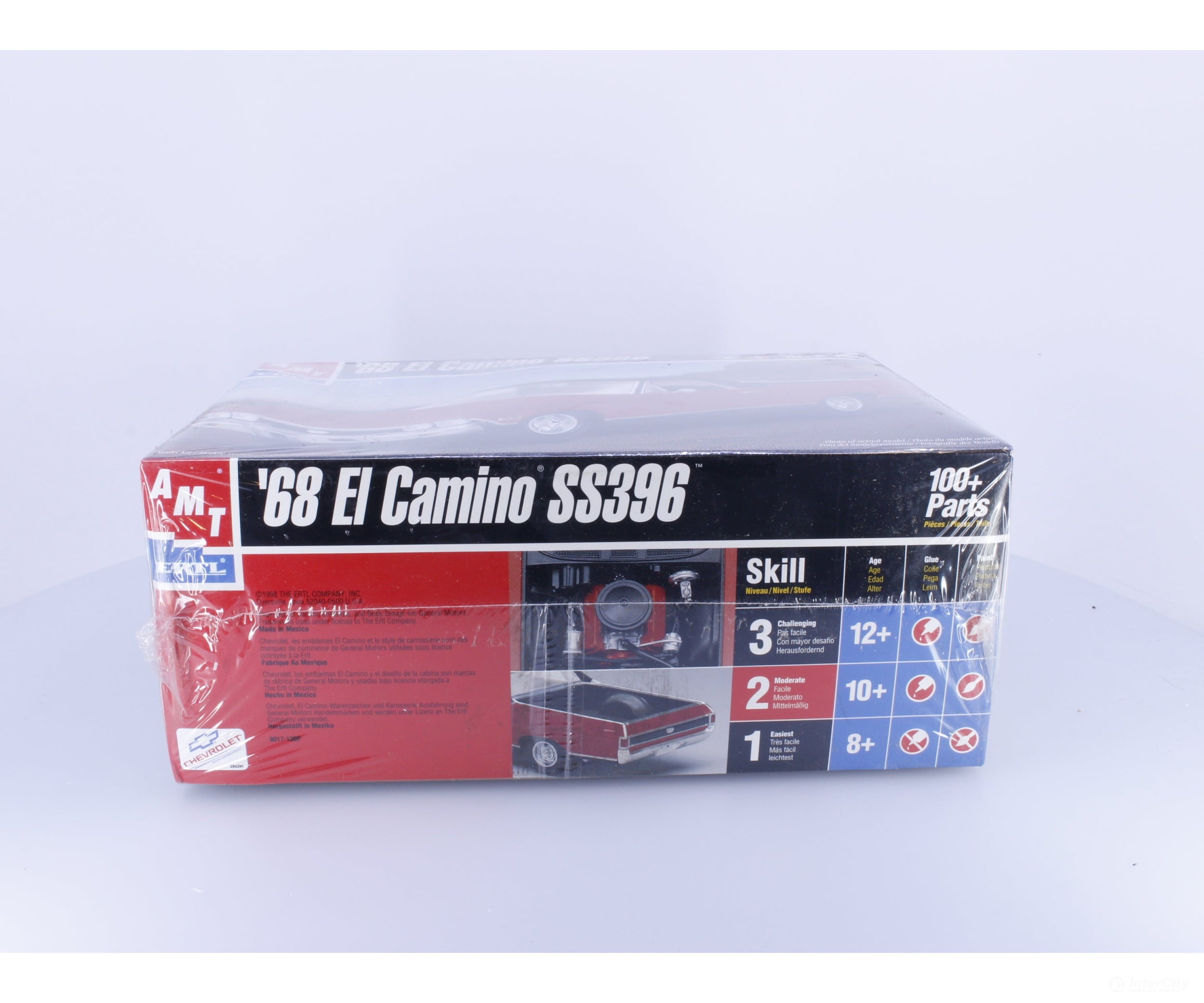AMT 8017 G 1968 Chevrolet El Camino SS396 Plastic Model Kit 1/25 Plastic Car Model Kits
