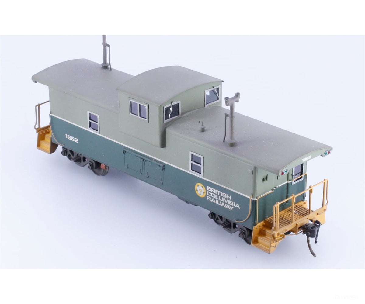 Andy W. Scale Models BCRSTCAB HO Custom Built and Painted Steel Caboose Extremely Rare BC Rail (BCOL) 1862 - Freight
