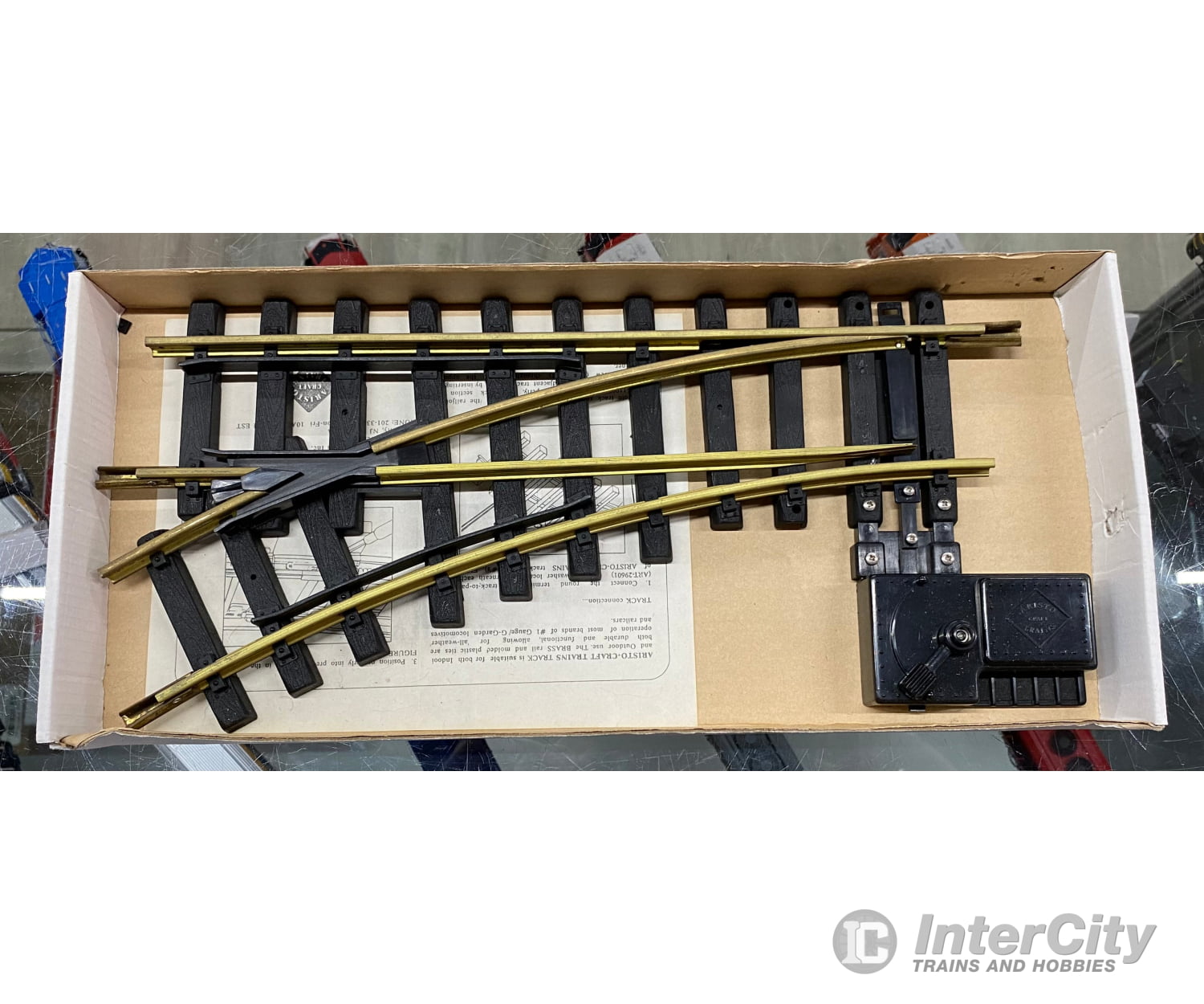 Aristo Craft 11210 G Left Hand Manual Switch Track & Turnouts