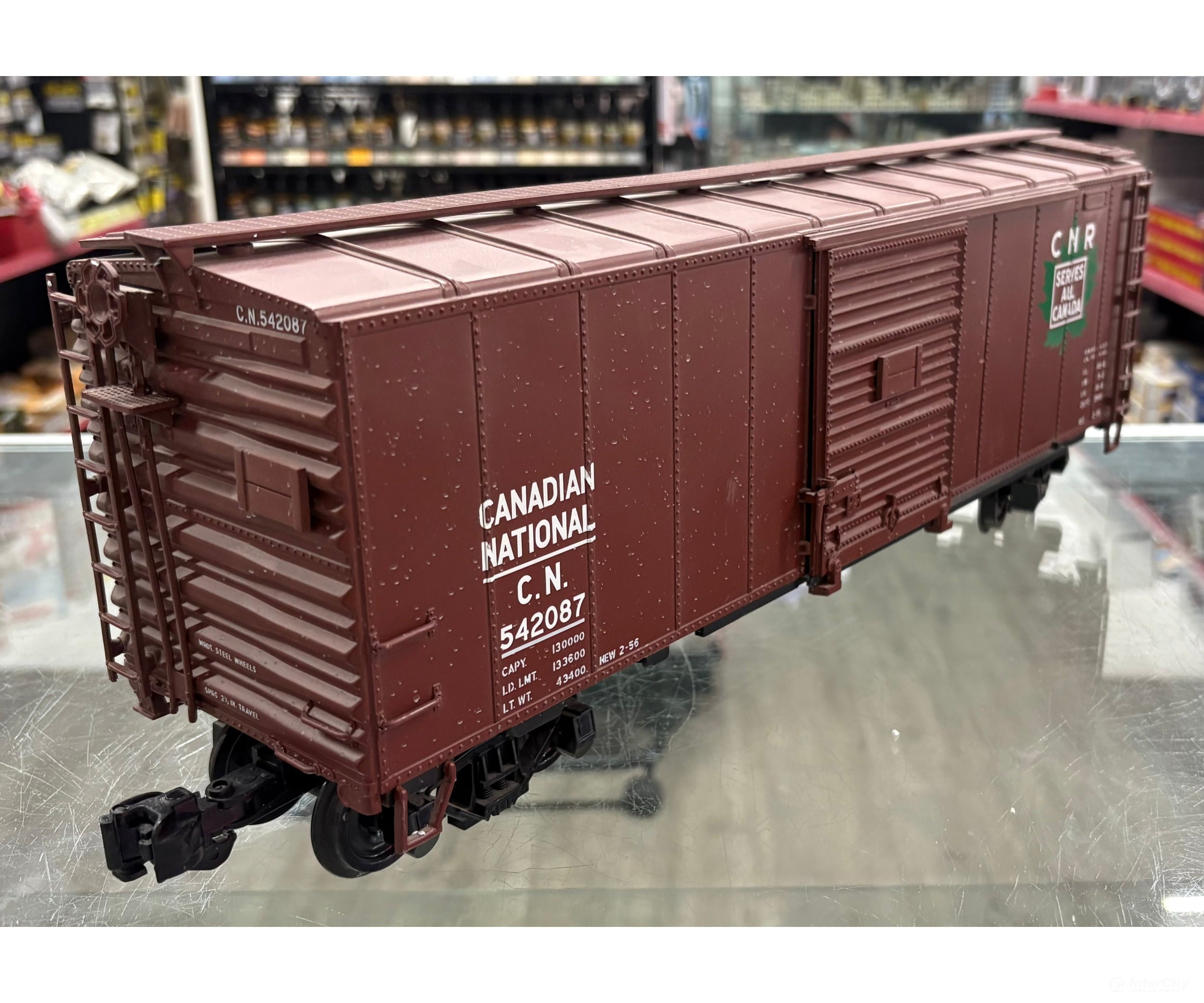 Aristo Craft 46080 1 Steel 40’ Box Car Canadian National (CN) 542087 - Freight Cars