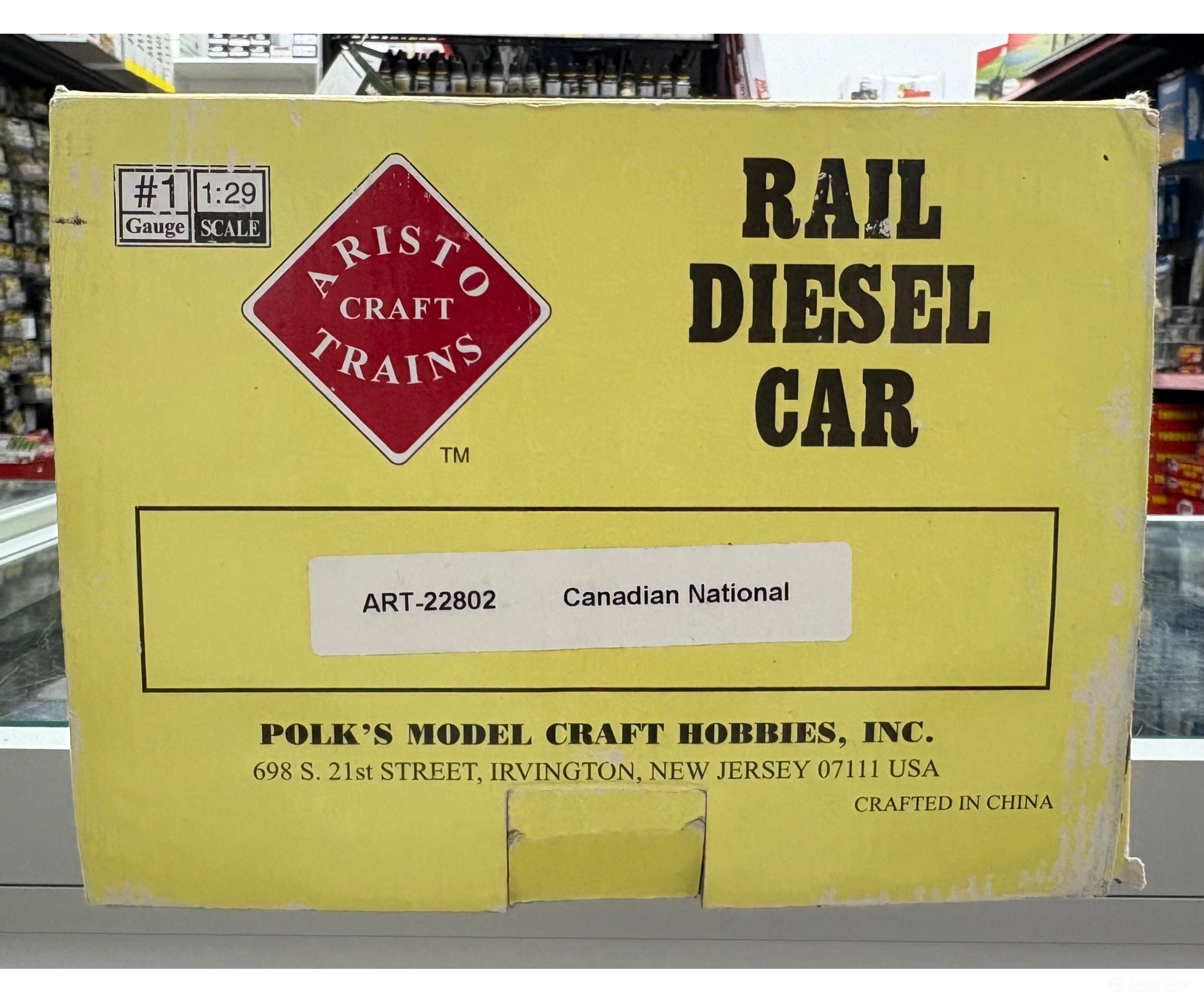 Aristo Craft ART-22802 1 Budd RDC Rail Car Aluminum Body Interior Lighting Sound-Ready Smoke System Canadian National