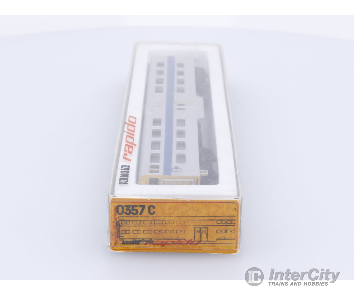 Arnold 0357-C N Double-Decker Passenger Car Undecorated (1) Passenger Cars