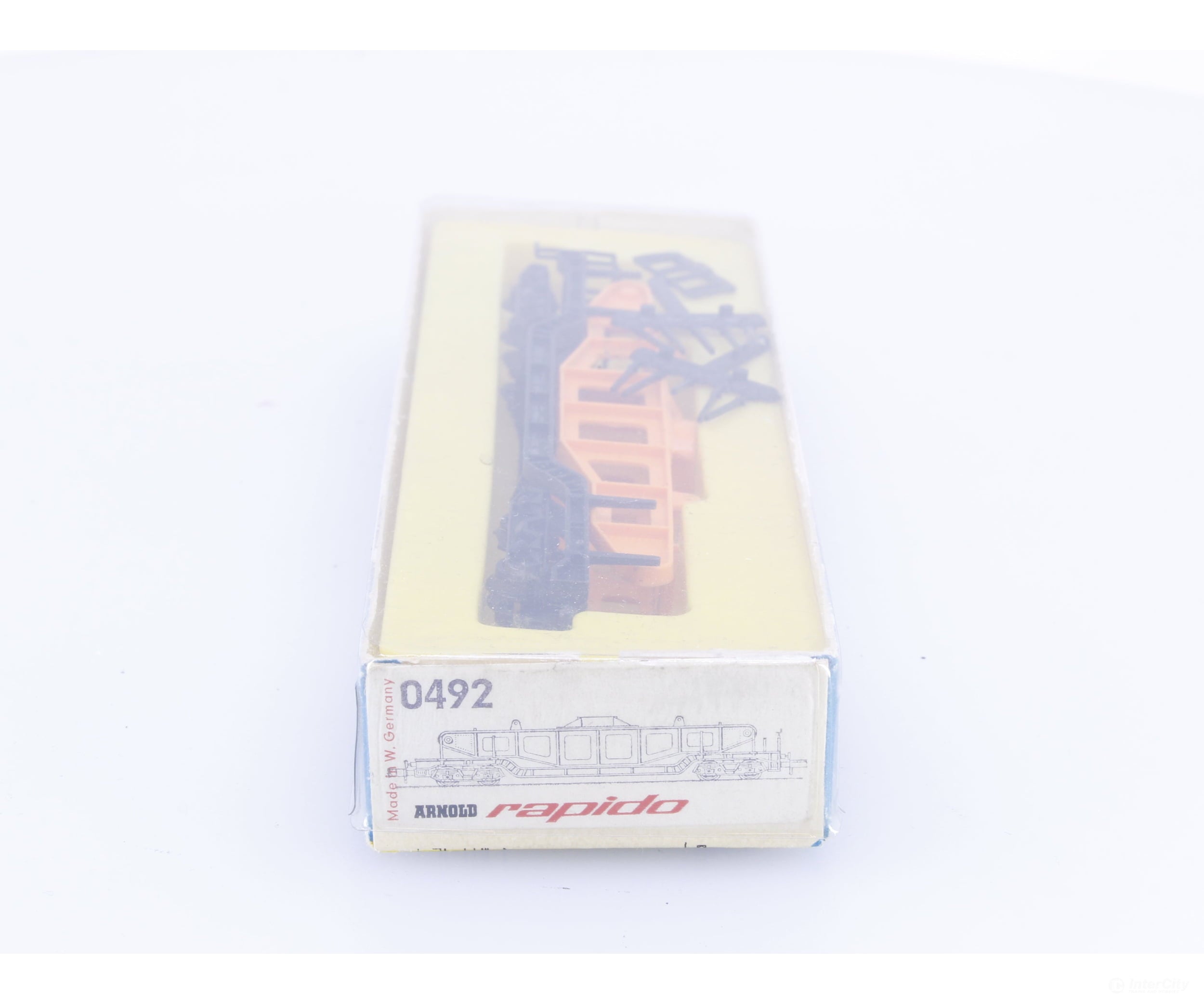 Arnold 0492 N Depressed Center Flat Car with Load (RIV) 8008 - Freight Cars