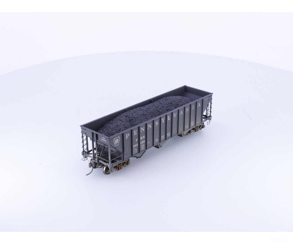 Arrowhead ARR-1005-10 HO Pullman Standard Committee Design Hopper Weathered Pennsylvania (PRR) 666598 - Freight Cars