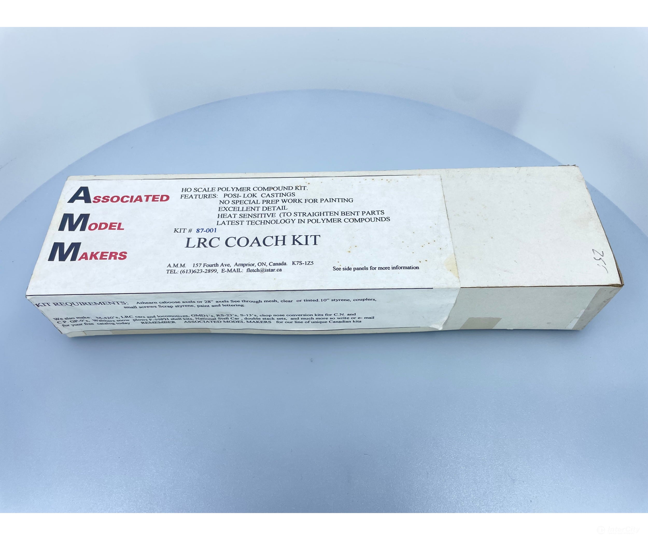 Associated Model Makers 87-001 Ho Lrc Coach Kit Undecorated Passenger Cars