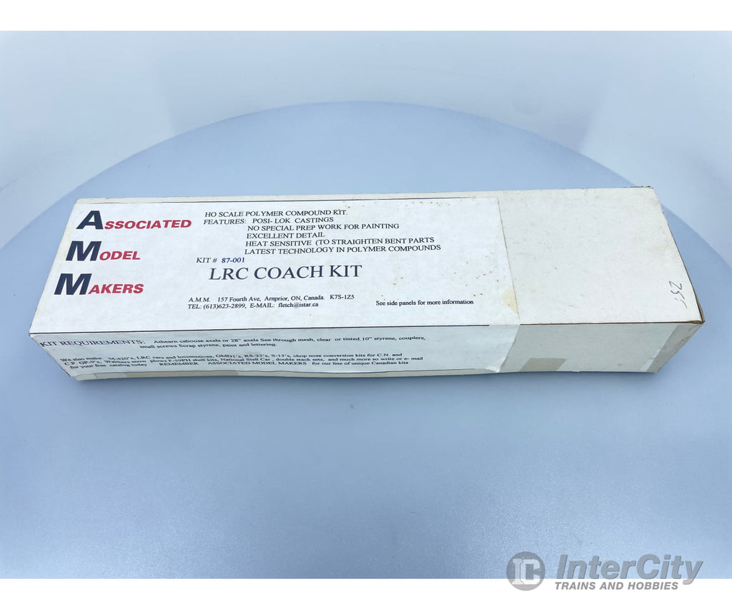 Associated Model Makers 87-001 Ho Lrc Coach Kit Undecorated Passenger Cars