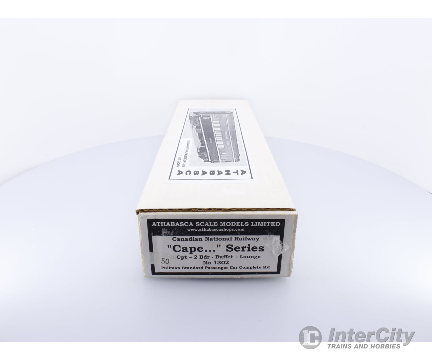 Athabasca 1302 HO Cape Series Buffet Lounge Car Kit Canadian National (CN) Passenger Cars