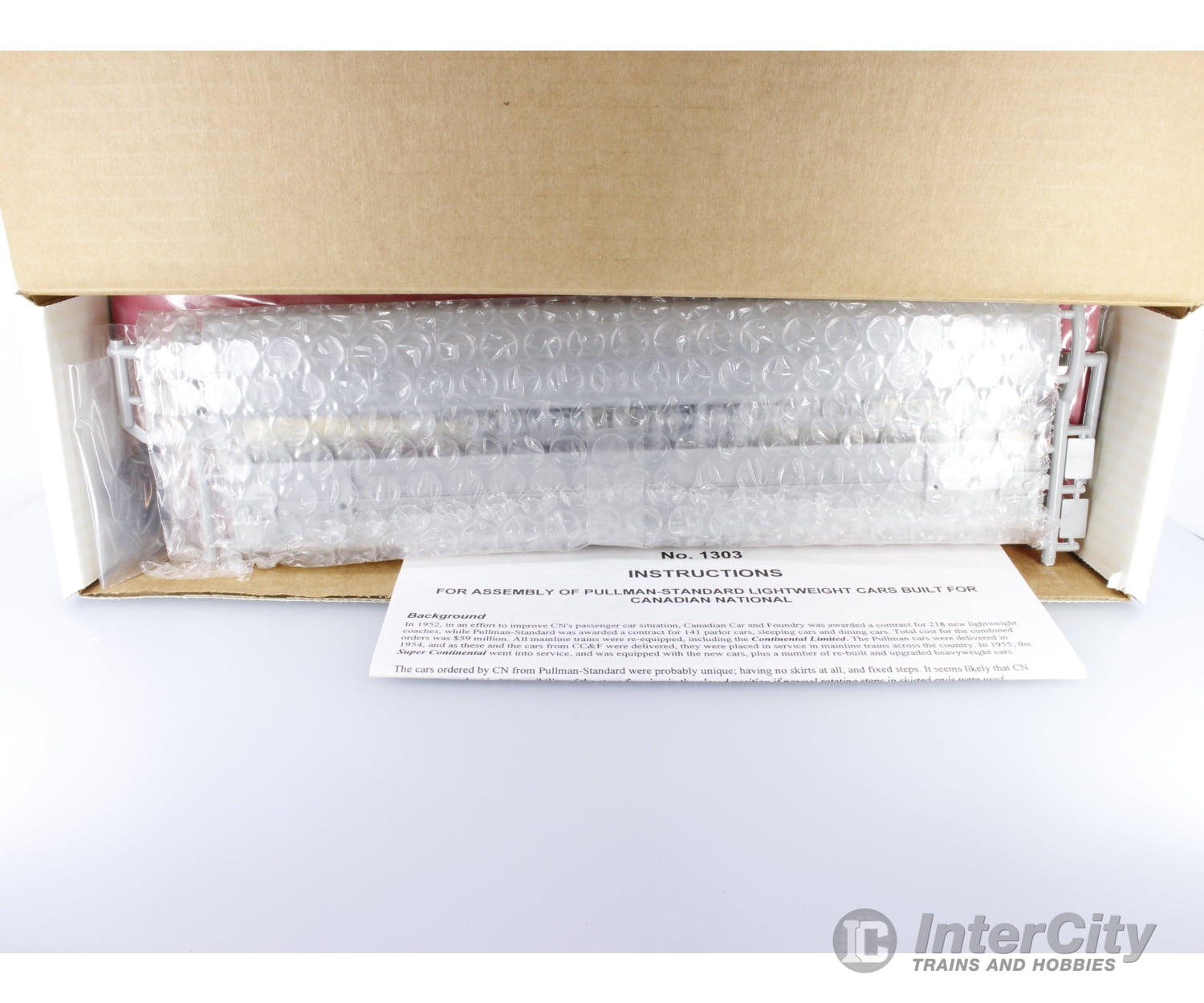 Athabasca 1303 HO Bay Series 5 Bedroom Sleeping Car Kit Canadian National (CN) Passenger Cars