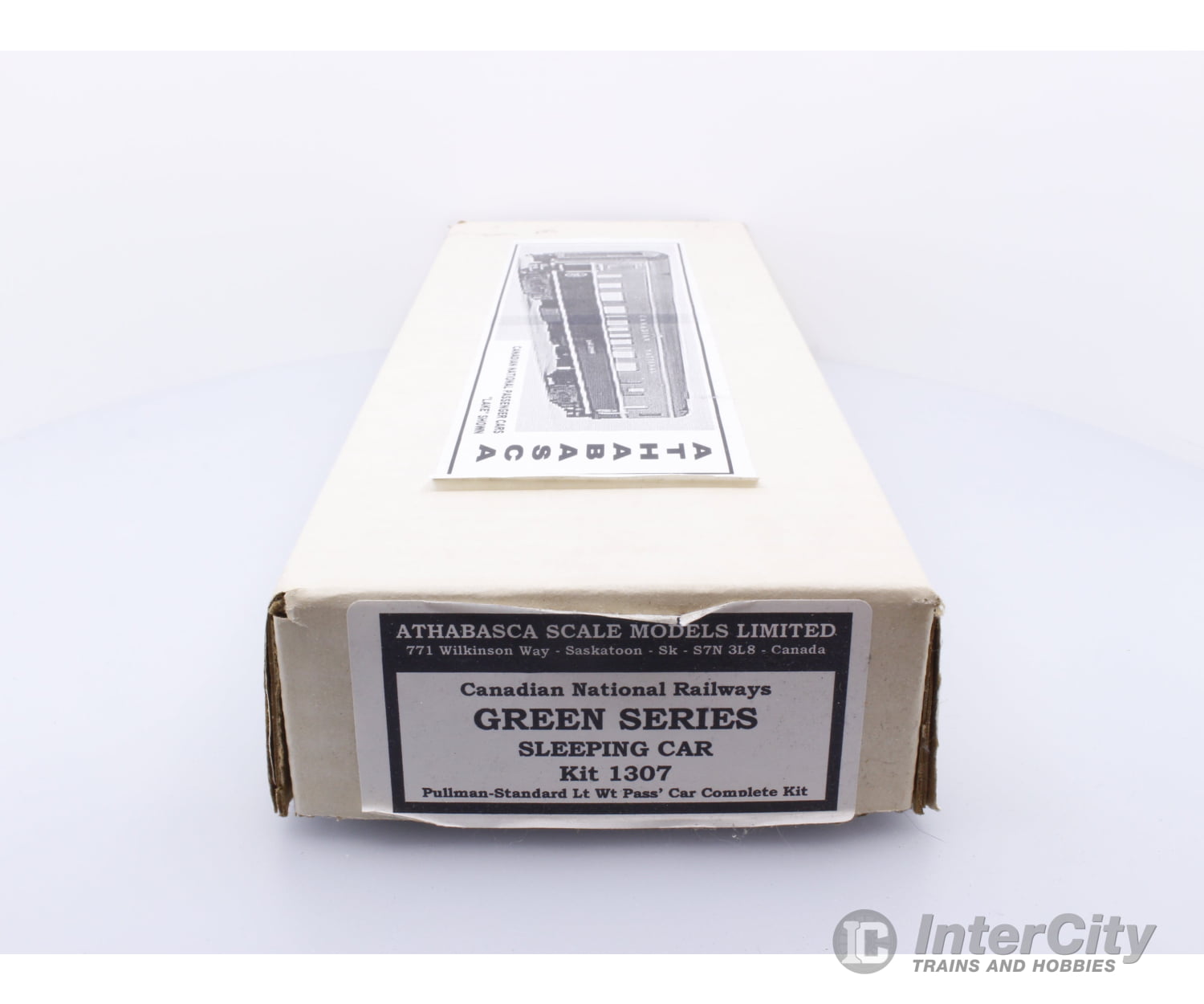 Athabasca 1307 HO Green Series Sleeping Car Canadian National (CN) Passenger Cars