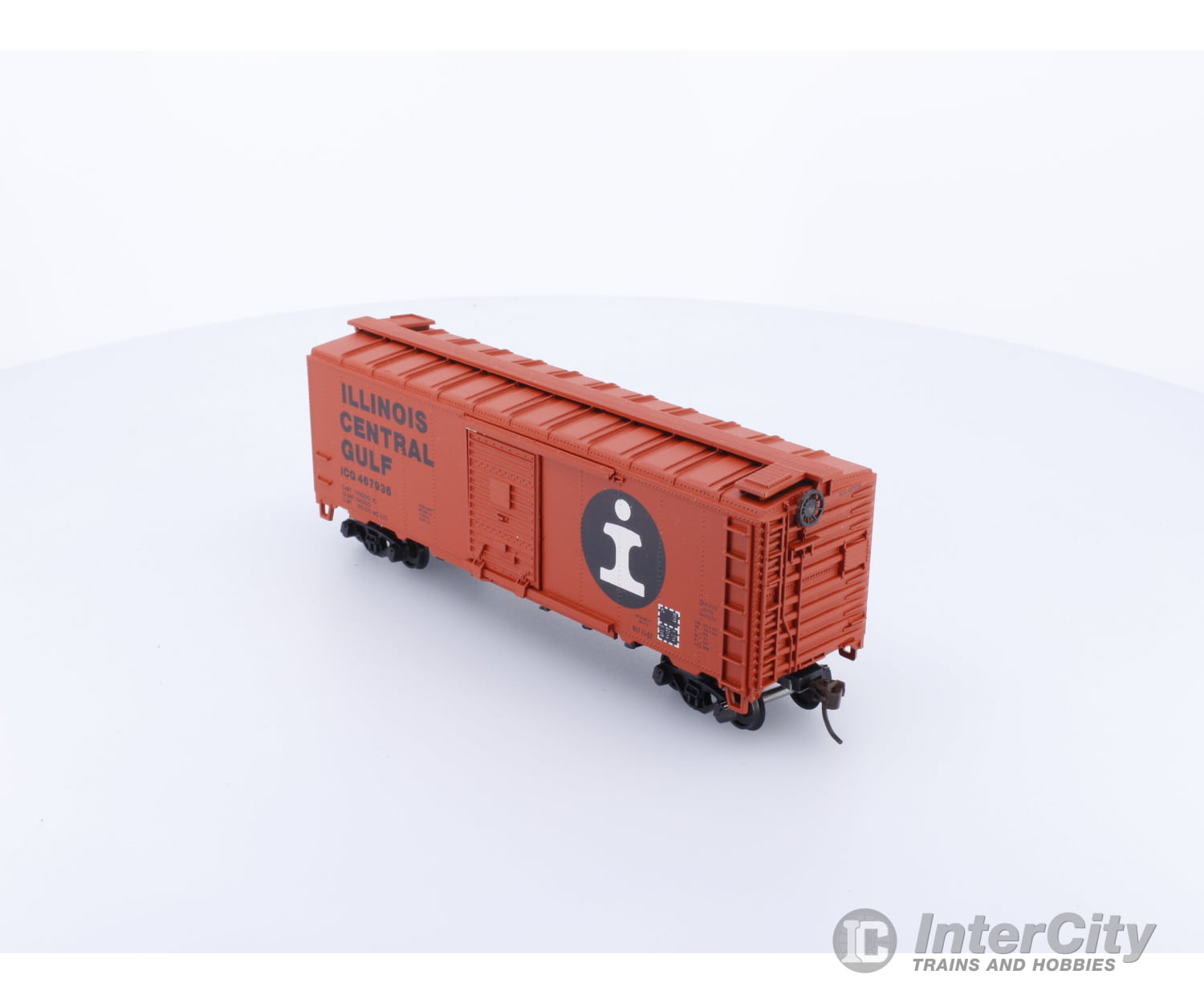 Athearn 106 HO ILLINOIS Central Gulf 40ft boxcar Illinois Central (IC) 467936 Freight Cars
