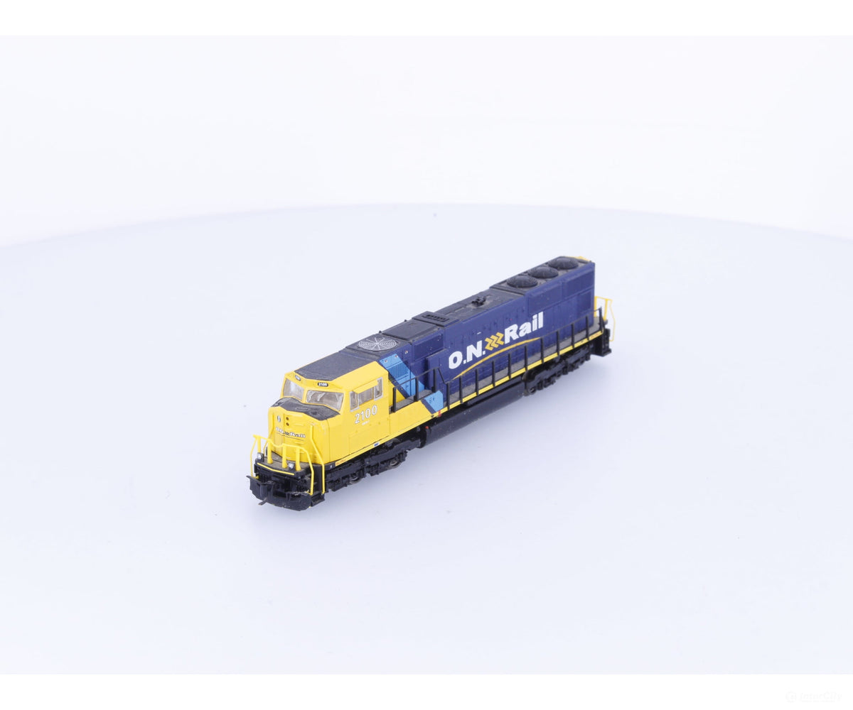 Athearn 10732 N SD75I Diesel Locomotive Ontario Northland (ONT) 2 Analog DC - Locomotives