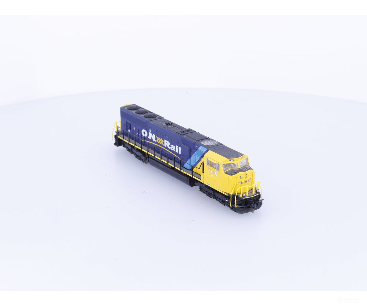 Athearn 10732 N SD75I Diesel Locomotive Ontario Northland (ONT) 2 Analog DC - Locomotives