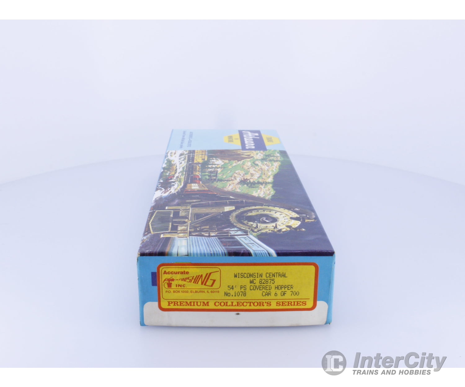 Athearn 1078 HO 54’ PS Covered Hopper Kit Wisconsin Central (WC) 82875 Freight Cars