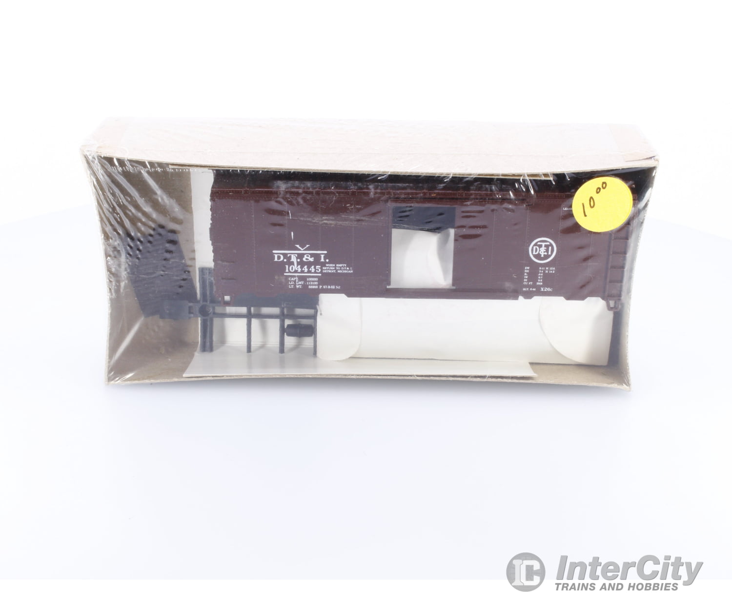 Athearn 1149-1 HO Tuscan red DT&I 40ft Boxcar Detroit Toledo and Ironton (DTI) 104445 Freight Cars