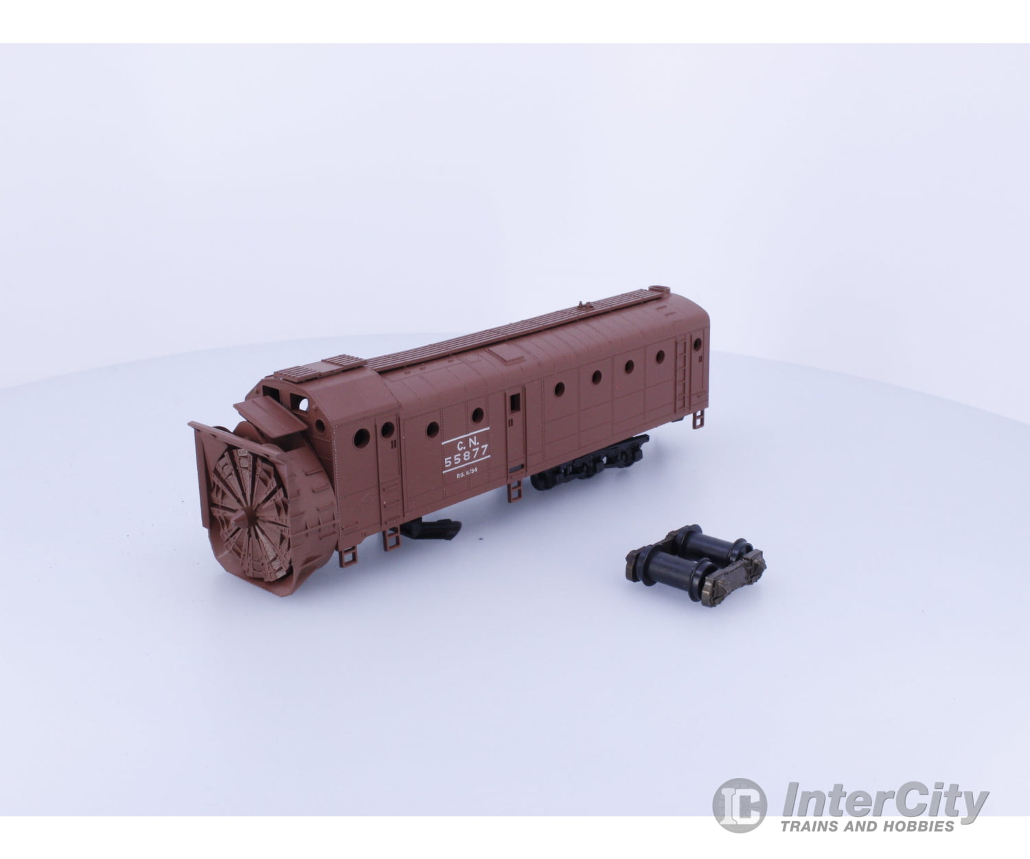 Athearn 1195 HO Rotary Snow Plow Canadian National (CN) 55877 Freight Cars