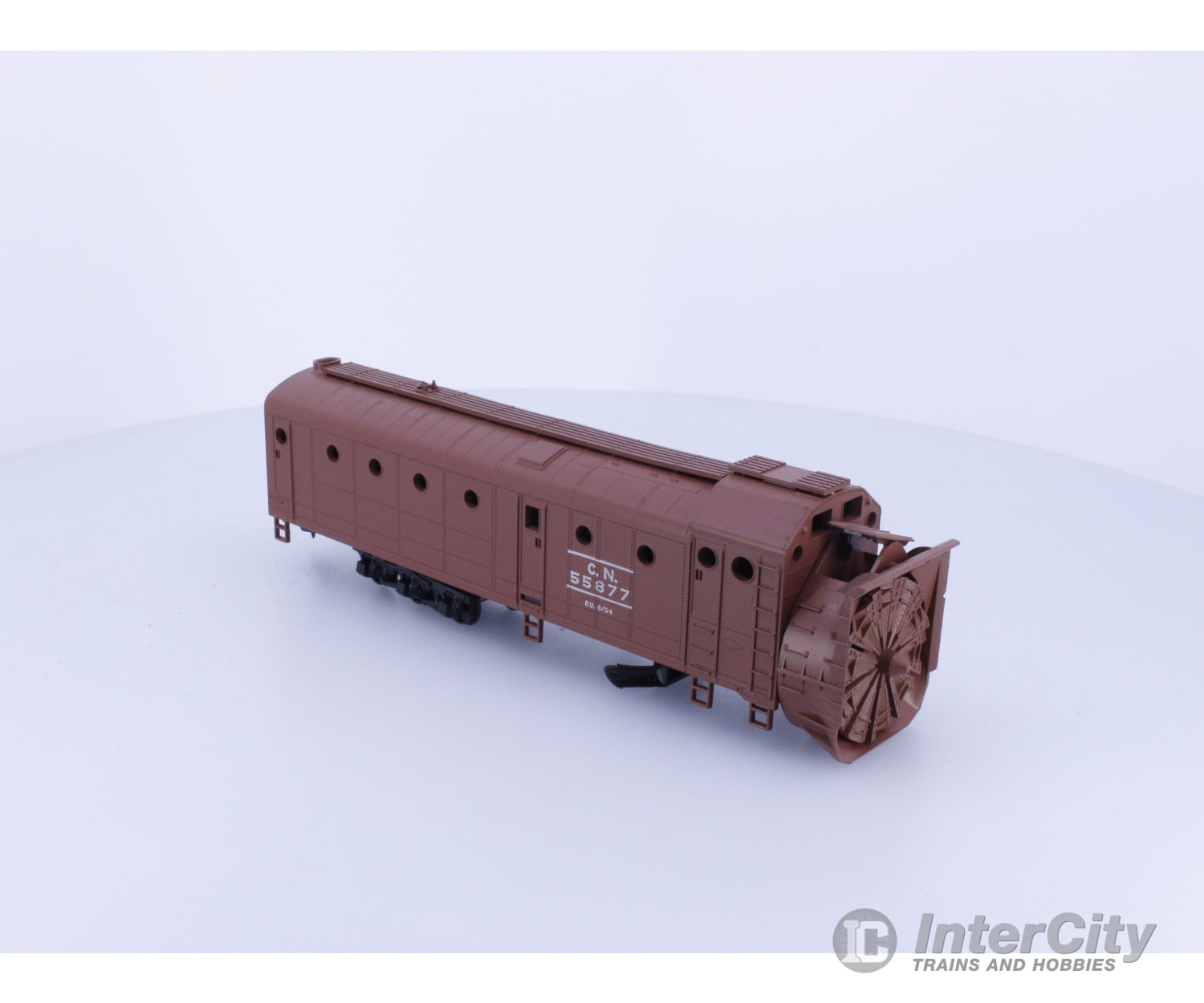 Athearn 1195 HO Rotary Snow Plow Canadian National (CN) 55877 Freight Cars