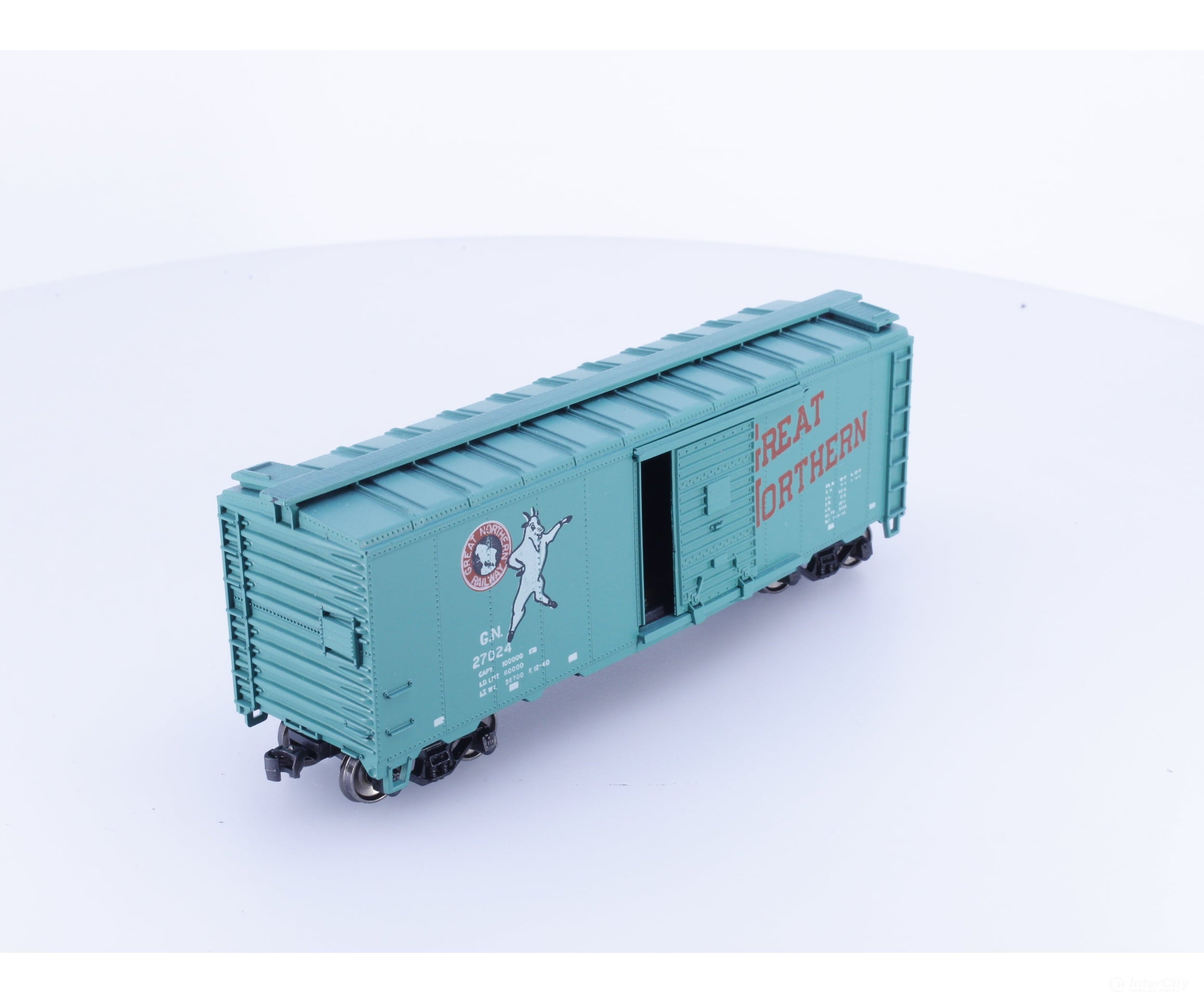 Athearn 1223 HO 40’ Single Door Boxcar Great Northern (GN) 27024 - Freight Cars