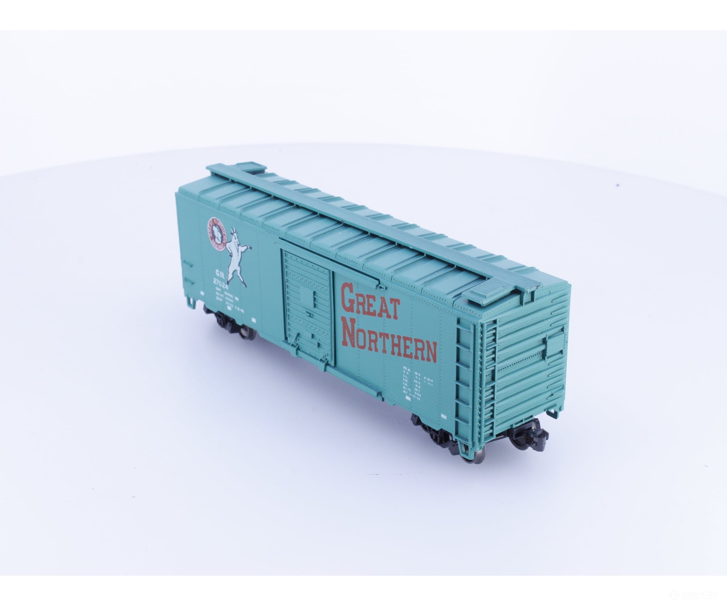 Athearn 1223 HO 40’ Single Door Boxcar Great Northern (GN) 27024 - Freight Cars