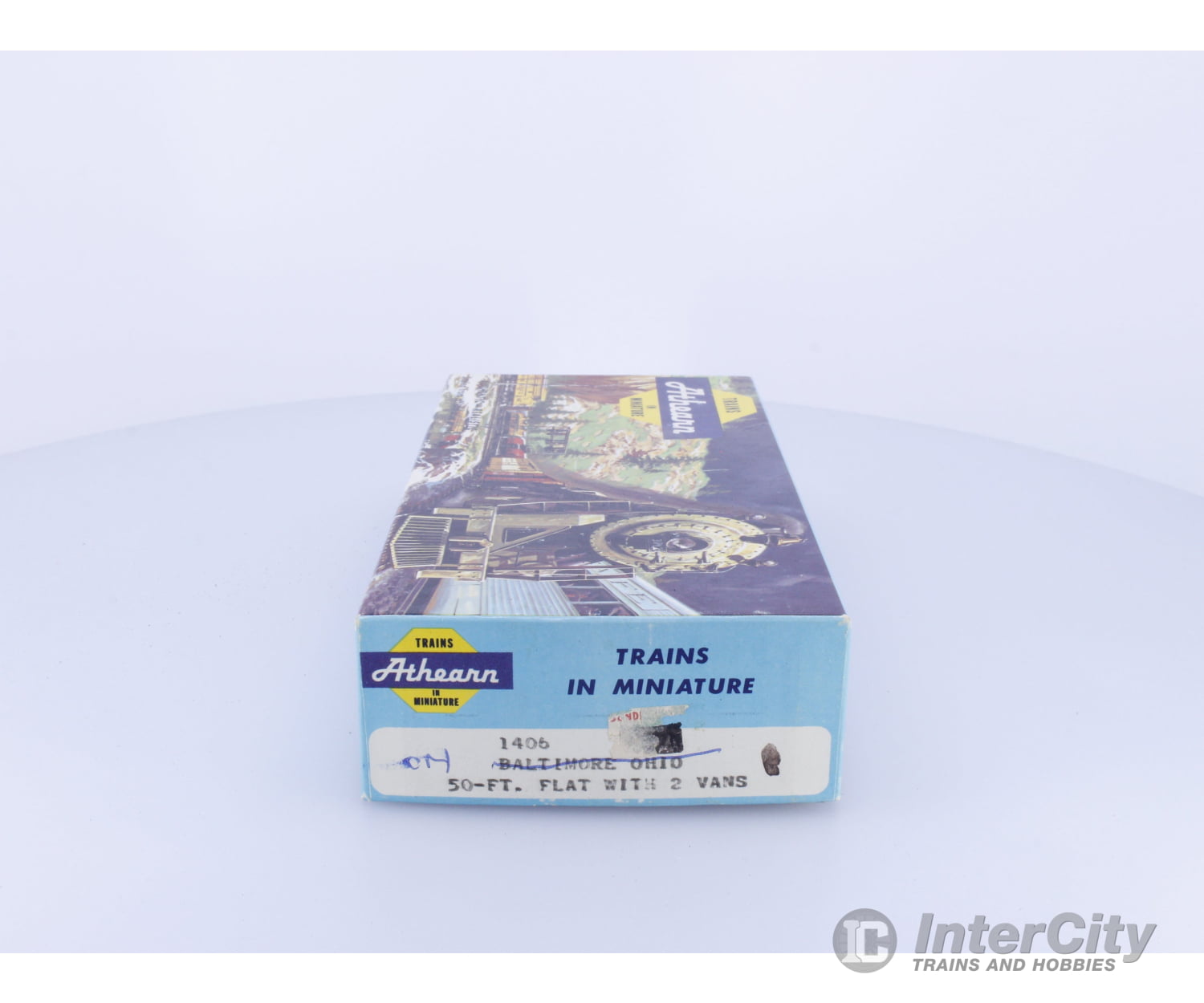 Athearn 1406 HO 50’ Flat Car with 2 Semi Trailers Canadian National (CN) 665489 Freight Cars