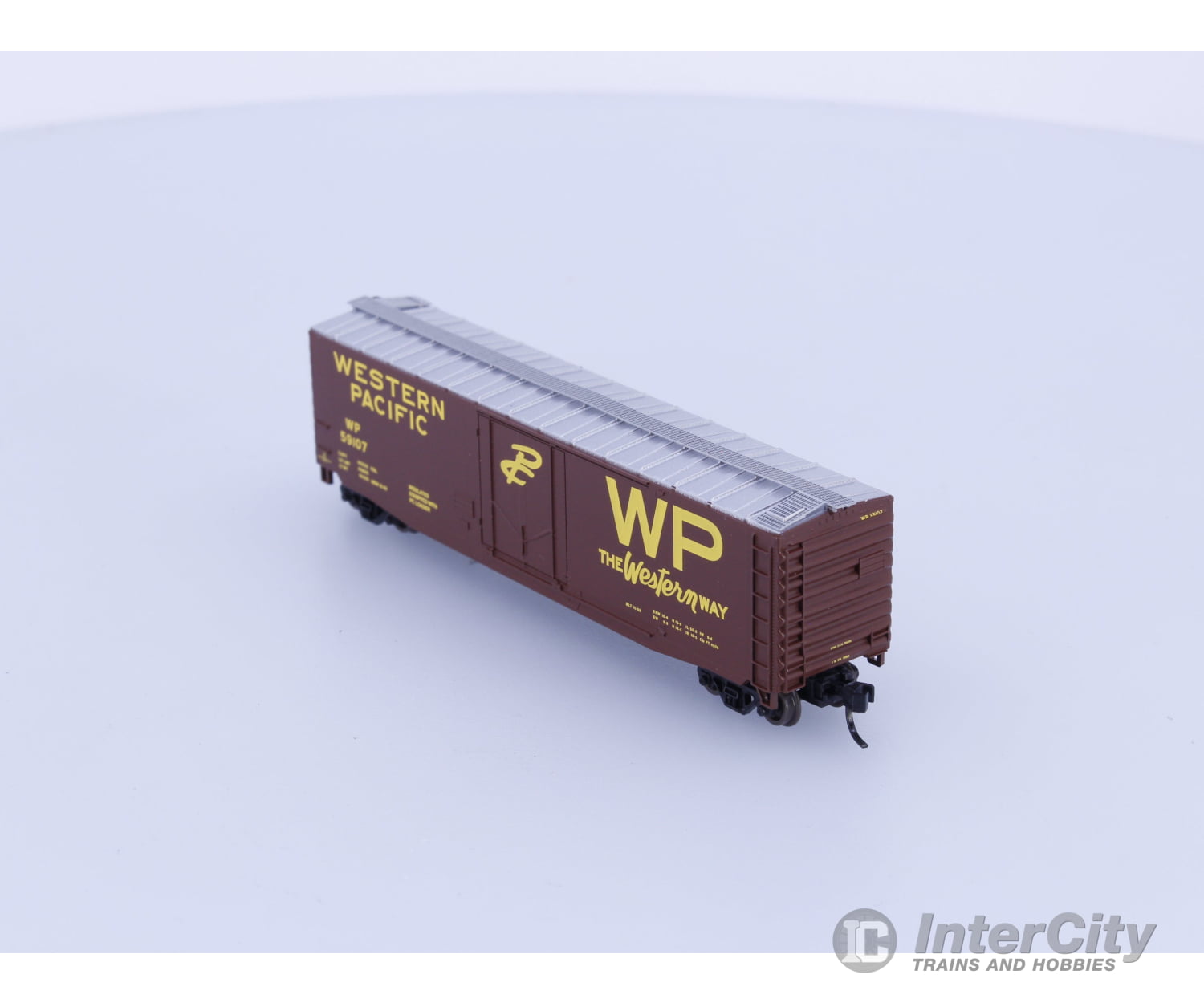 Athearn 14143 N 50’ PS-1 Plug Door Box Car Western Pacific (WP) 59107 Freight Cars
