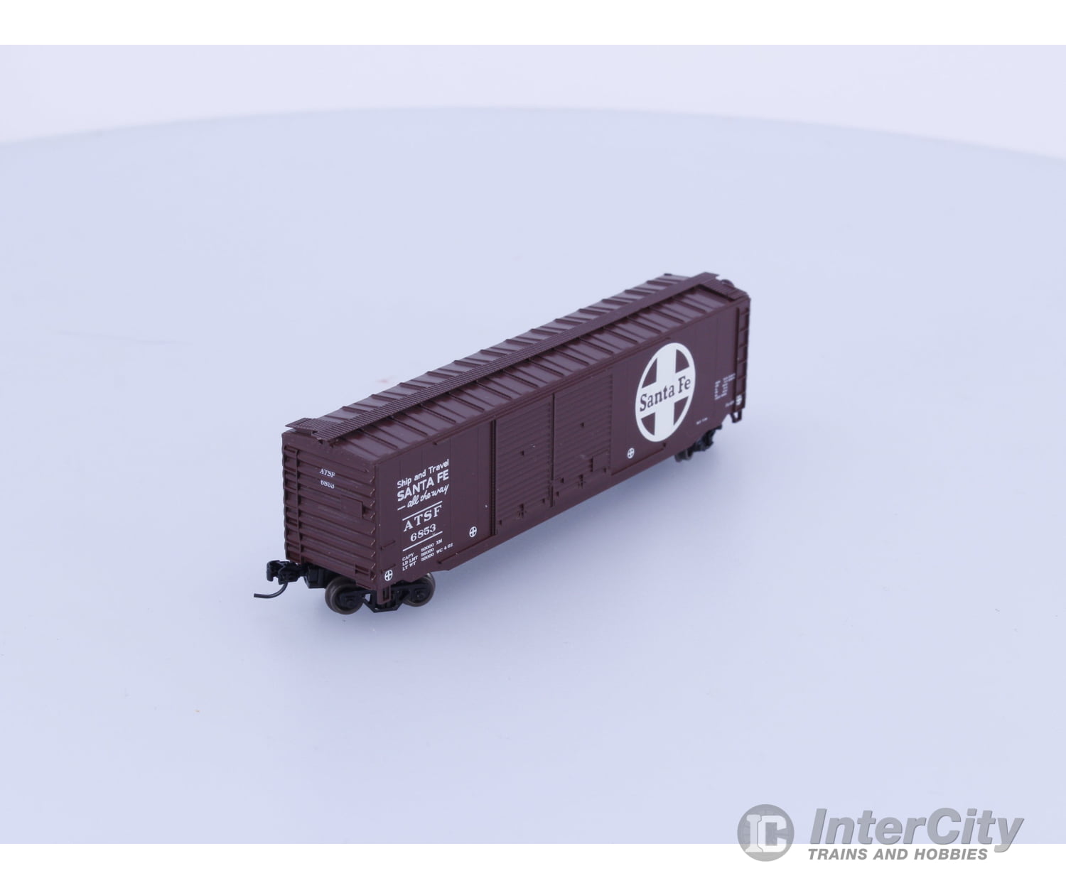 Athearn 14188 N 50’ PS-1 Box Car Double Door Santa Fe (SF) 6853 Freight Cars