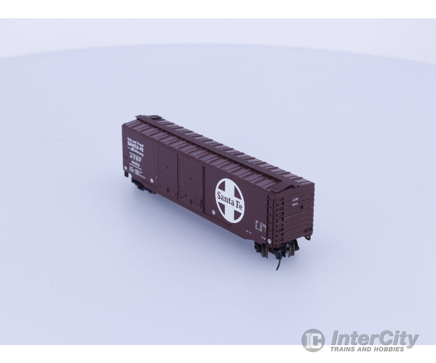 Athearn 14188 N 50’ PS-1 Box Car Double Door Santa Fe (SF) 6853 Freight Cars