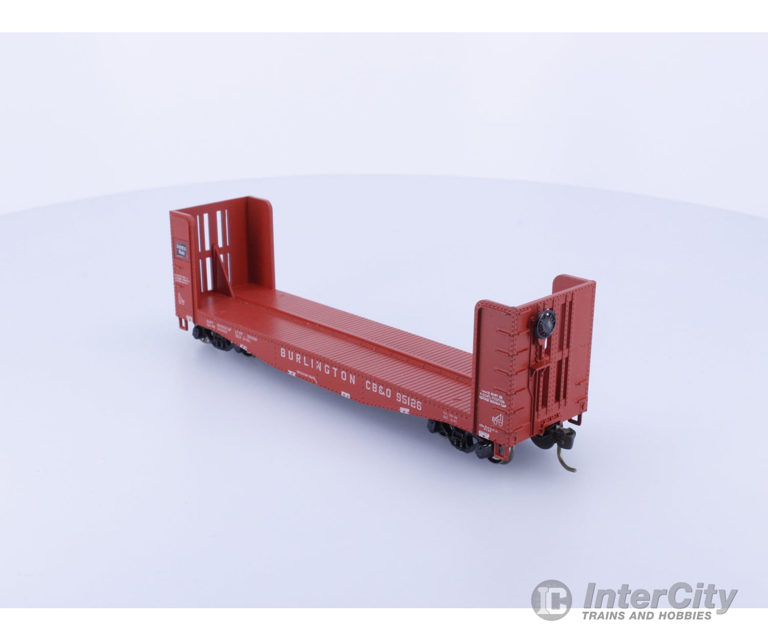 Athearn 1452 HO Pulpwood Car Chicago Burlington and Quincey (CBQ) 95126 Freight Cars