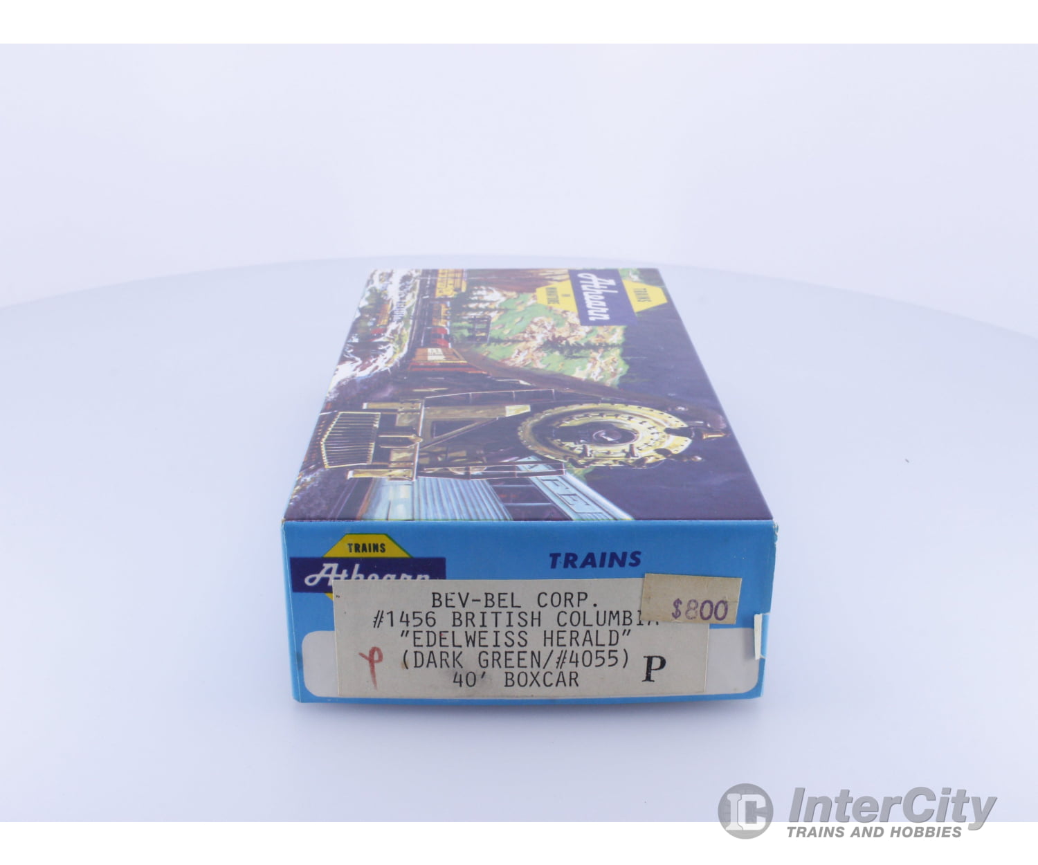 Athearn 1456 HO 40’ Box Car Kit BC Rail (BCOL) 4055 Freight Cars