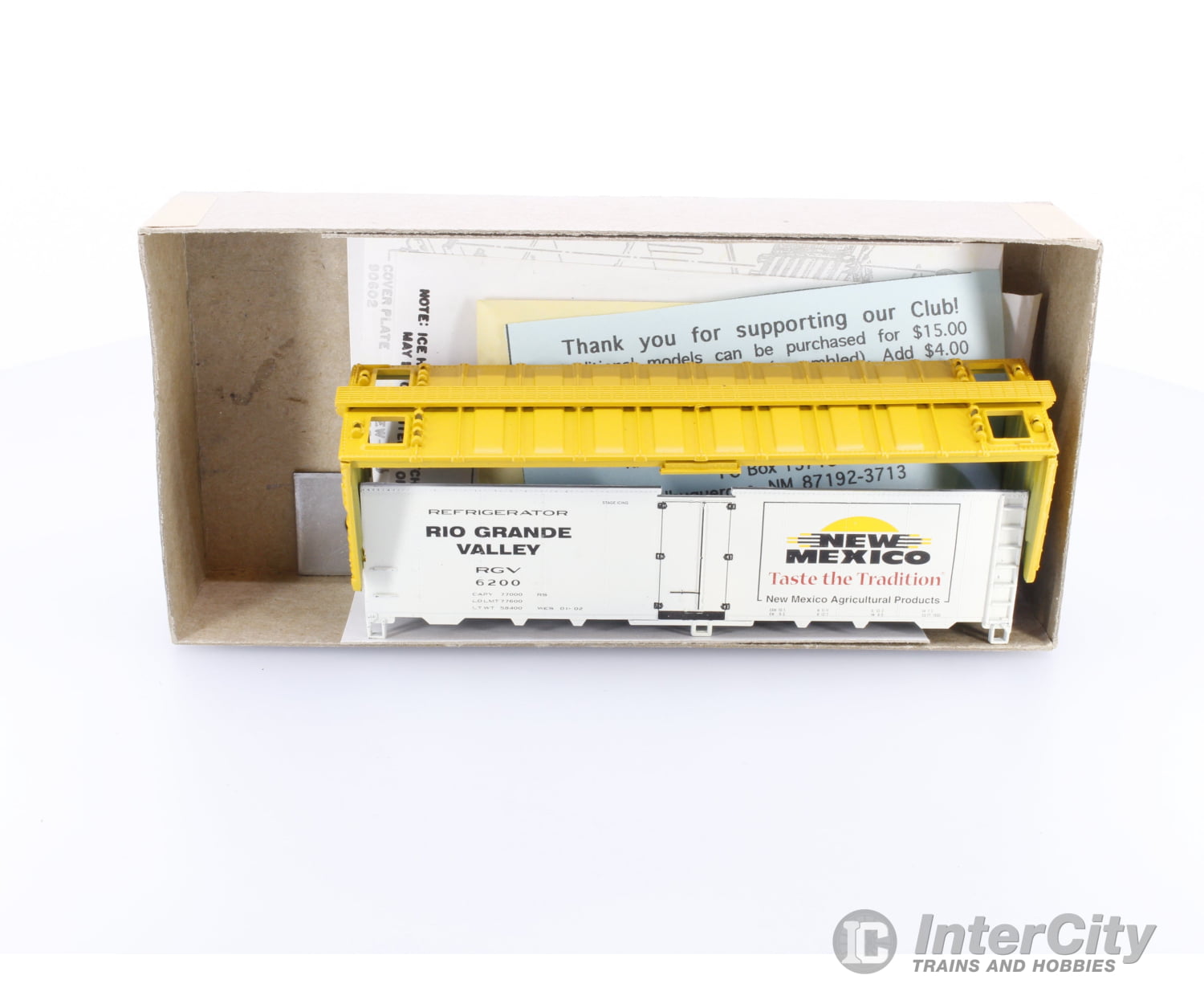 Athearn 1548 HO Rio Grande Valley 40Ft Steel boxcar 6200 Freight Cars