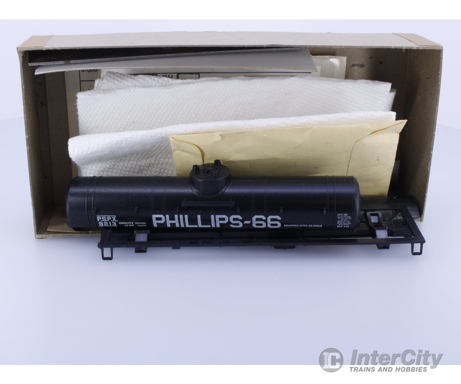 Athearn 1572 HO PSPX Phillips 66 Single Dome Tank Car 9213 Freight Cars
