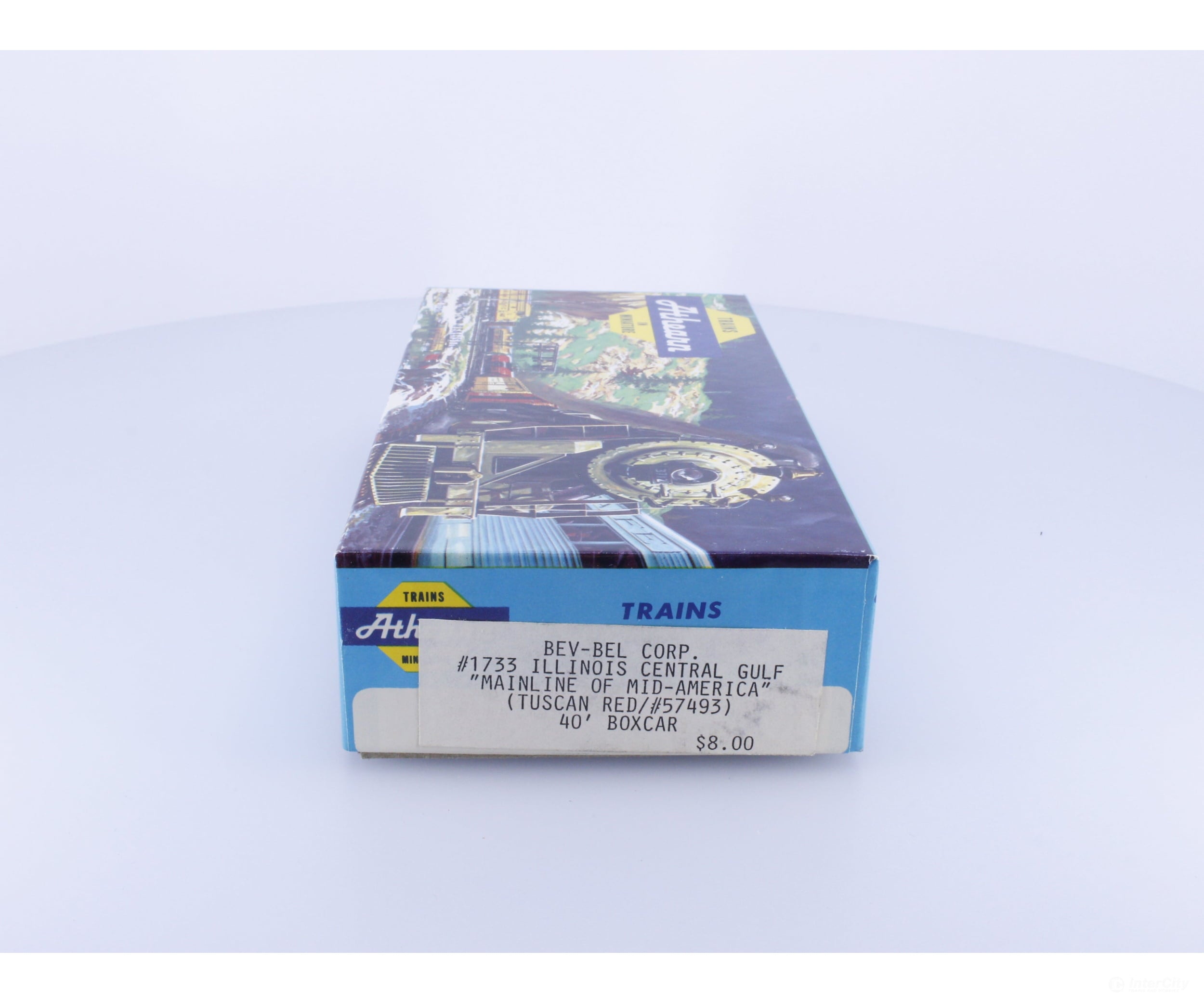 Athearn 1733 HO 40’ Box Car Kit Illinois Central (IC) 57493 Freight Cars