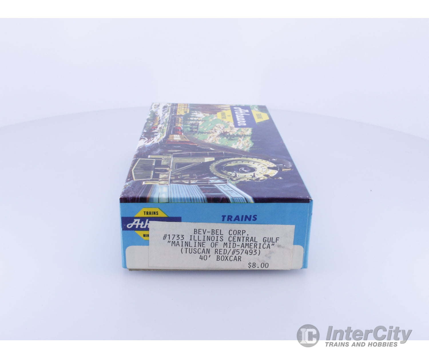 Athearn 1733 HO 40’ Box Car Kit Illinois Central (IC) 57493 Freight Cars