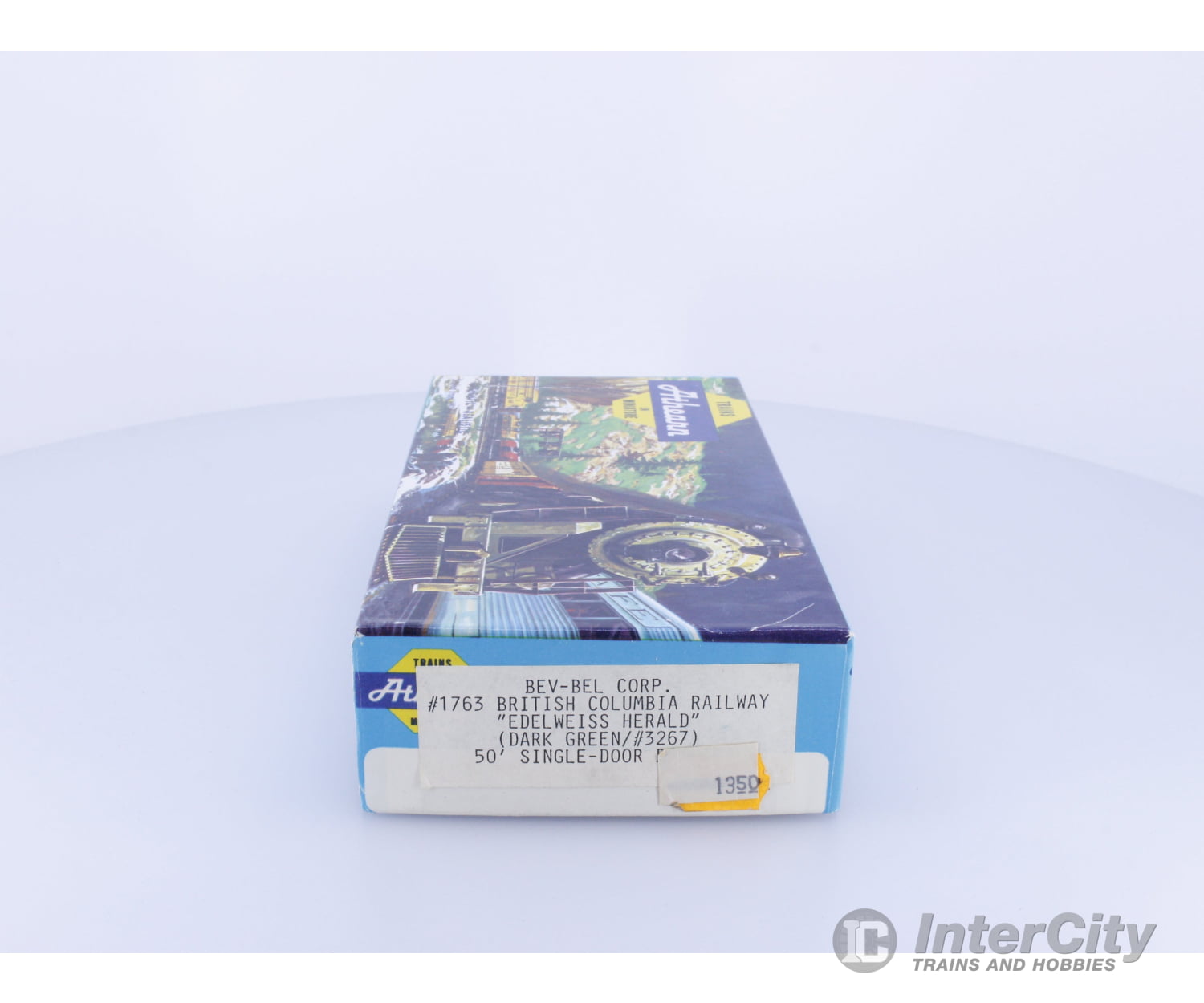 Athearn 1763 HO 50’ Single Door Box Car Kit BC Rail (BCOL) 3267 Freight Cars