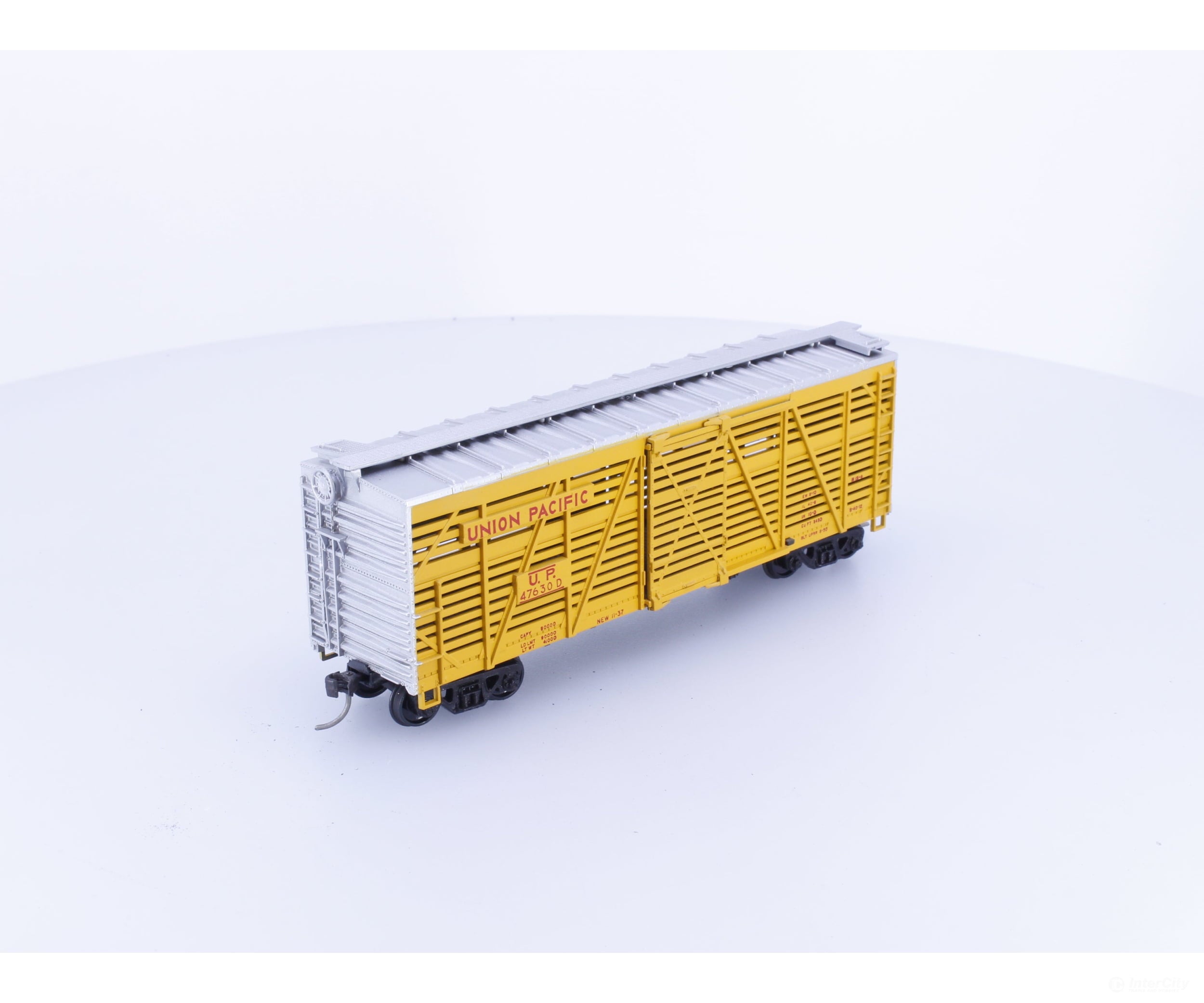 Athearn 1779 HO 40’ Stock Car Union Pacific (UP) 47630D - Freight Cars