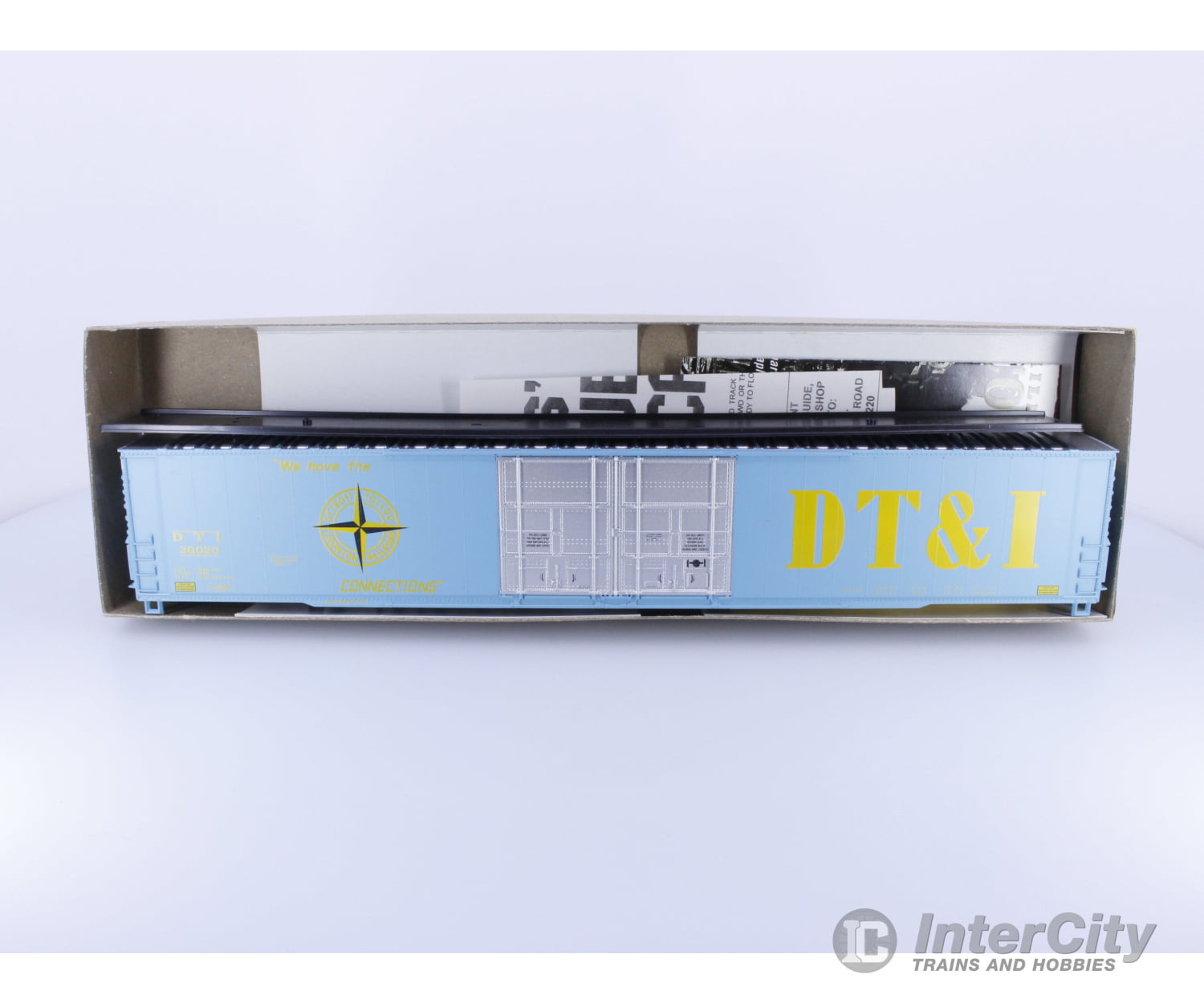 Athearn 1978 HO 86’ Hi-Cube-4D Box Car Kit Detroit Toledo and Ironton (DTI) 26020 Freight Cars
