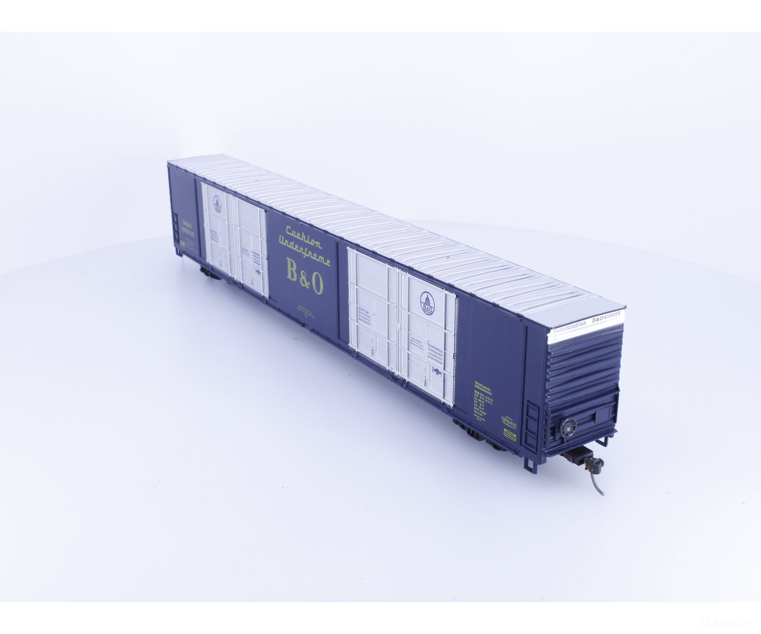 Athearn 1987 HO 86’ 8 Door Hi-Cube Boxcar Baltimore and Ohio (BO) 493025 - Freight Cars