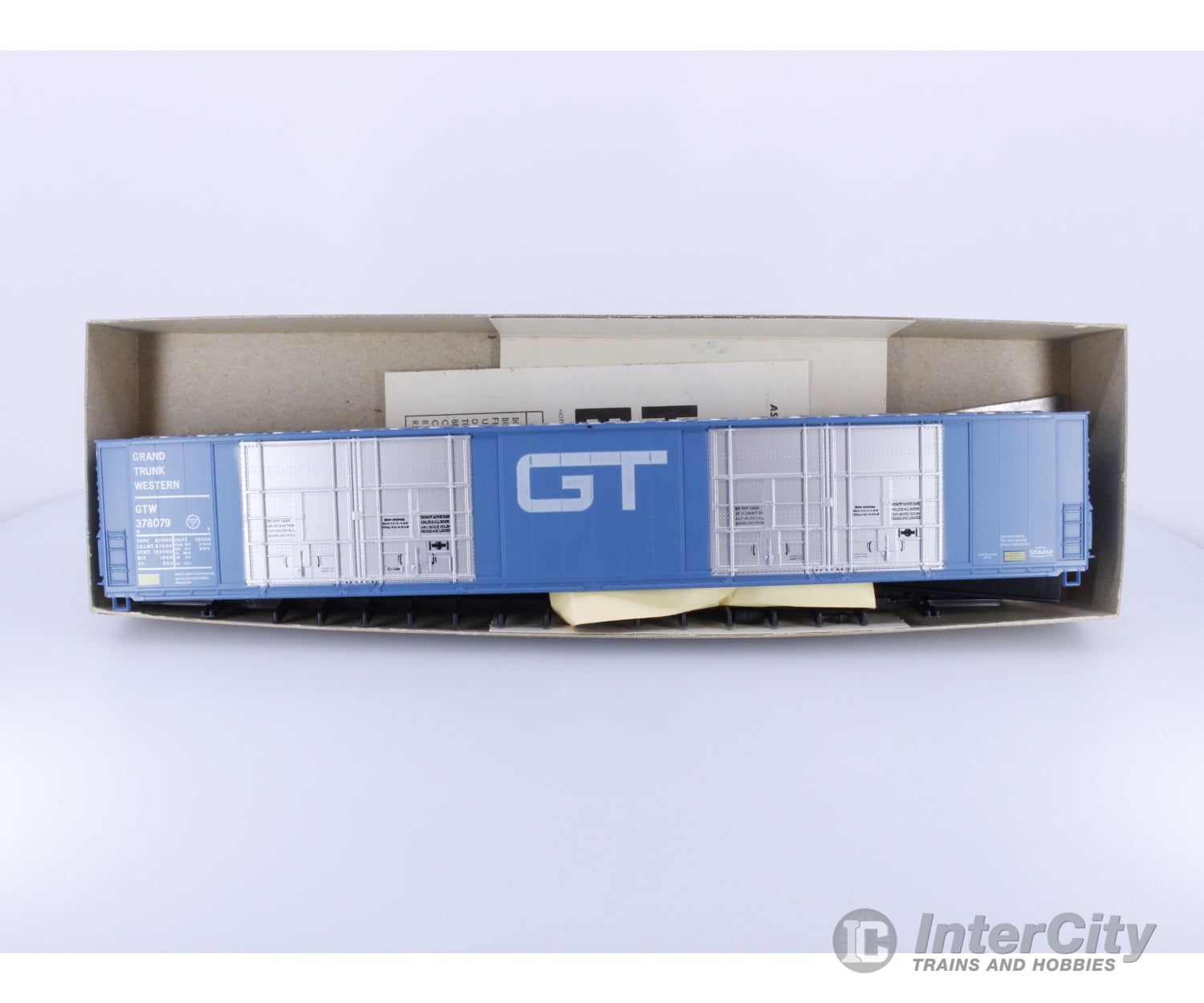 Athearn 1988 HO 86’ Hi-Cube-8D Box Car Kit Grand Trunk Western (GTW) 378079 Freight Cars