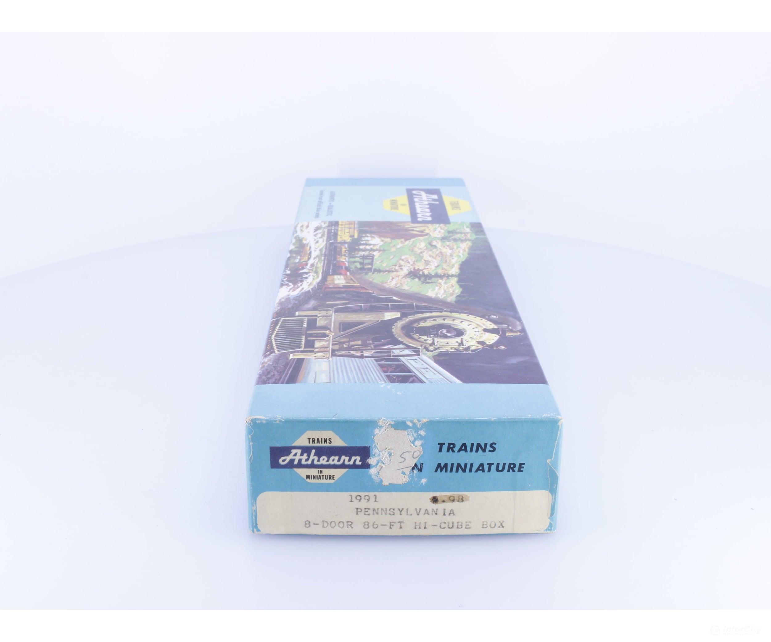 Athearn 1991 HO 86’ 8 Door Hi-Cube Boxcar Pennsylvania (PRR) 125291 - Freight Cars