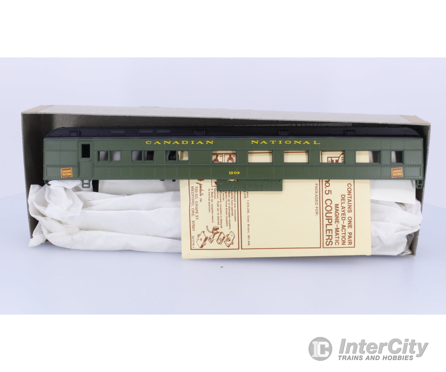 Athearn 2020 HO Diner Car Kit Canadian National (CN) 1309 Passenger Cars