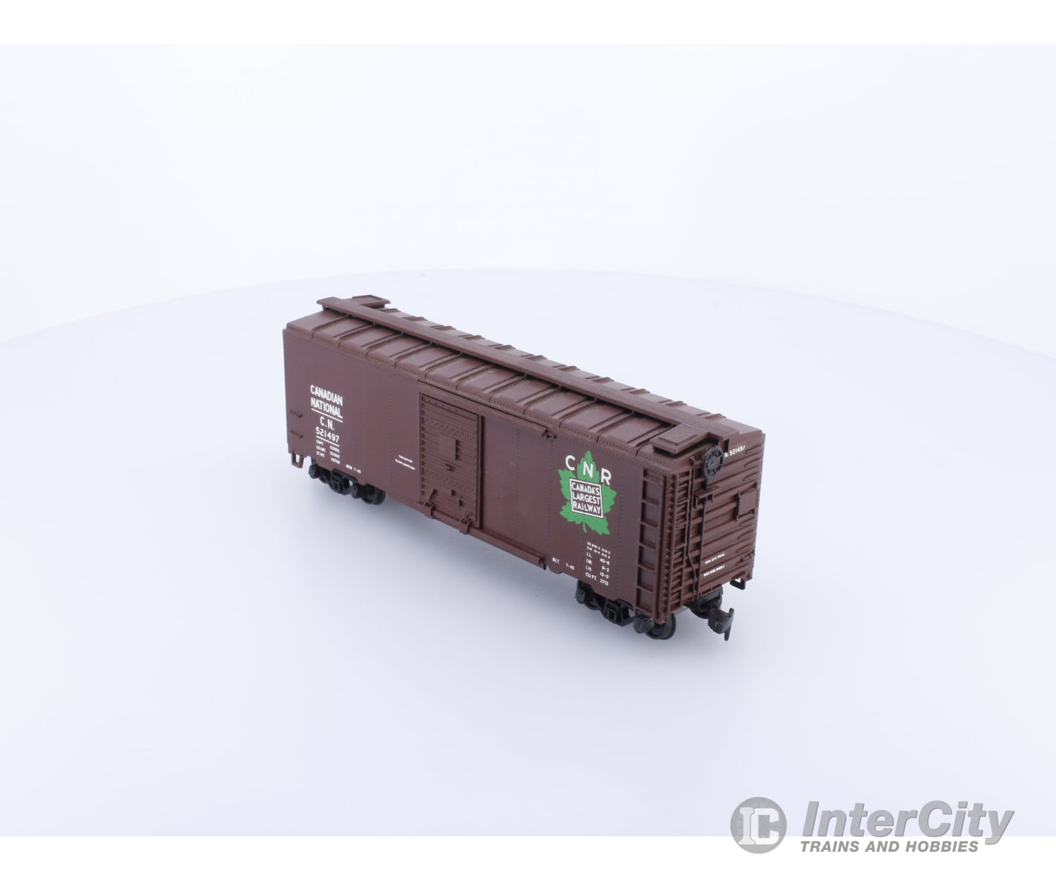 Athearn 203 HO 40’ Steel Box Car Canadian National (CN) 521497 Freight Cars