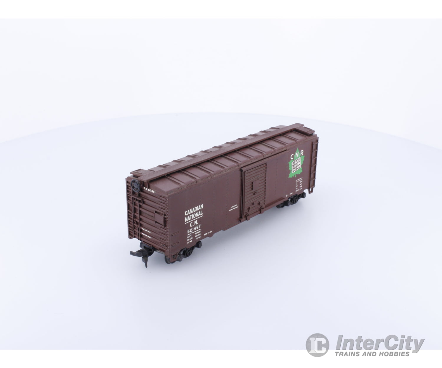 Athearn 203 HO 40’ Steel Box Car Canadian National (CN) 521497 Freight Cars