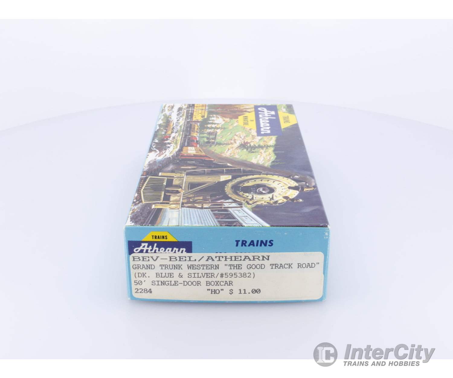 Athearn 2284 HO 50’ Single Door Box Car Grand Trunk Western (GTW) 595382 Freight Cars
