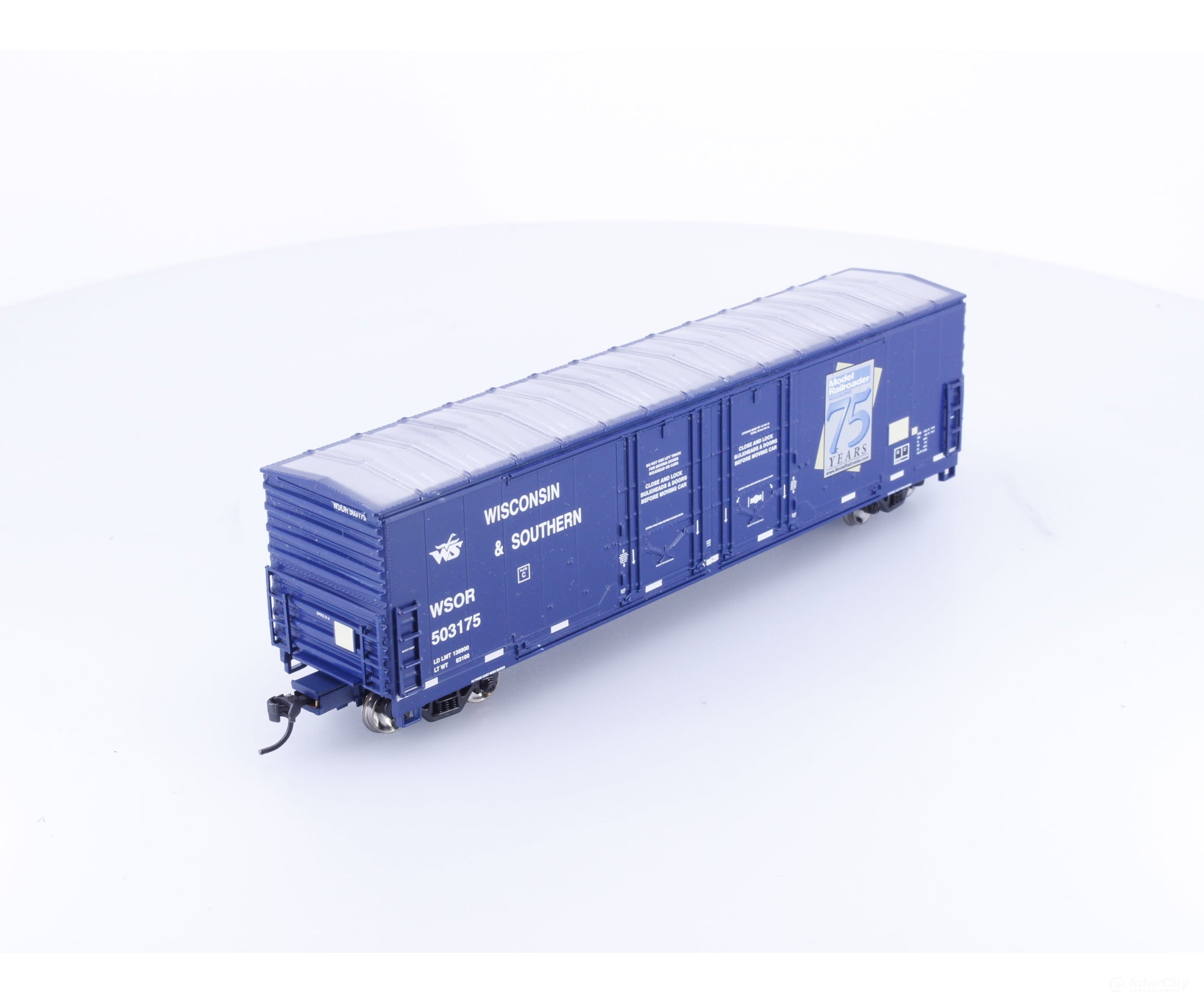 Athearn 23377 HO 50’ SPD HC Boxcar Model Railroader 75 Years Wisconsin and Southern (WSOR) 503175 - Freight Cars