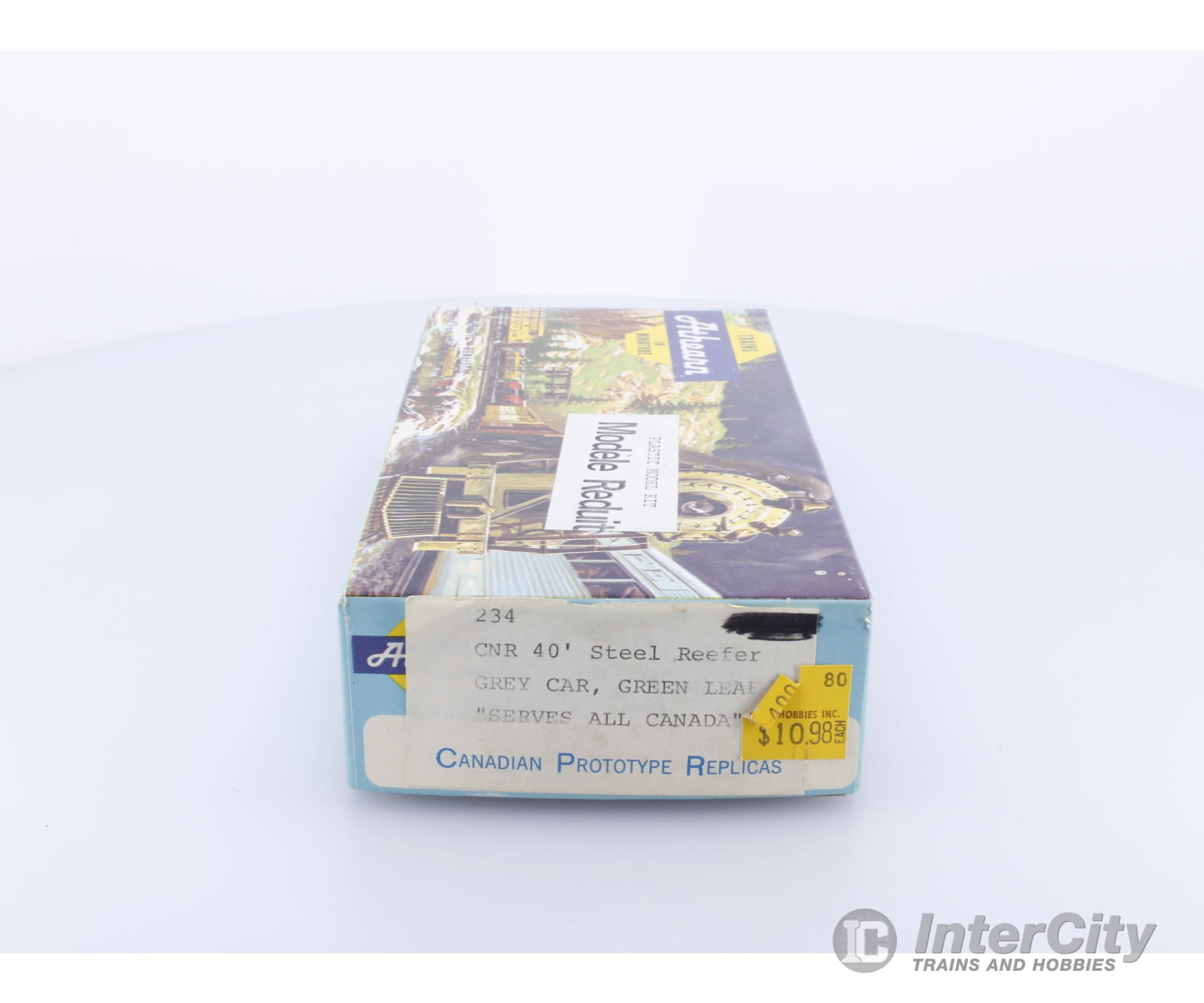 Athearn 234 HO CNR 40ft Boxcar ’Serves all of Canada’ Green leaf Canadian National (CN) 212032 Freight Cars