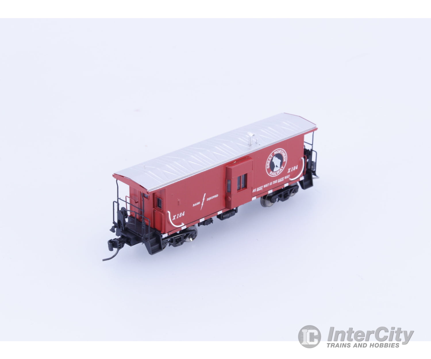 Athearn 26713 N Bay Window Caboose Great Northern (GN) X184 Freight Cars
