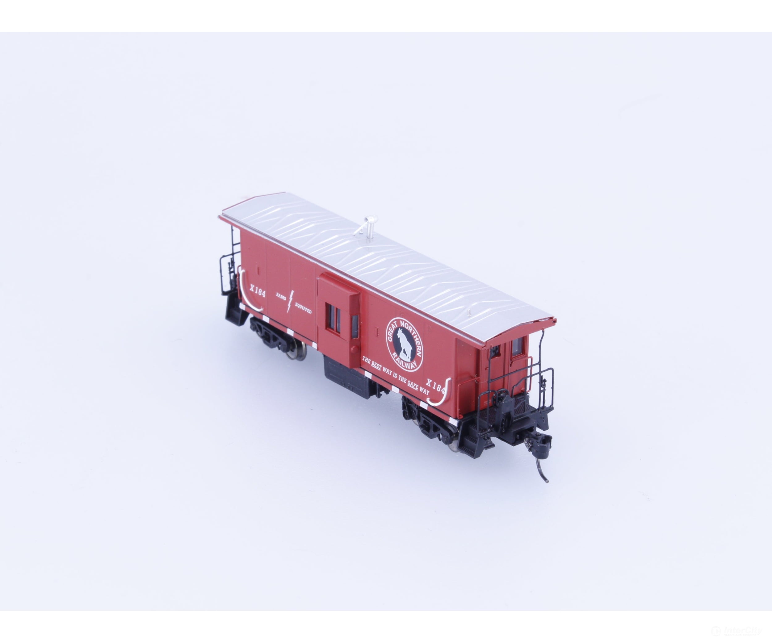 Athearn 26713 N Bay Window Caboose Great Northern (GN) X184 Freight Cars