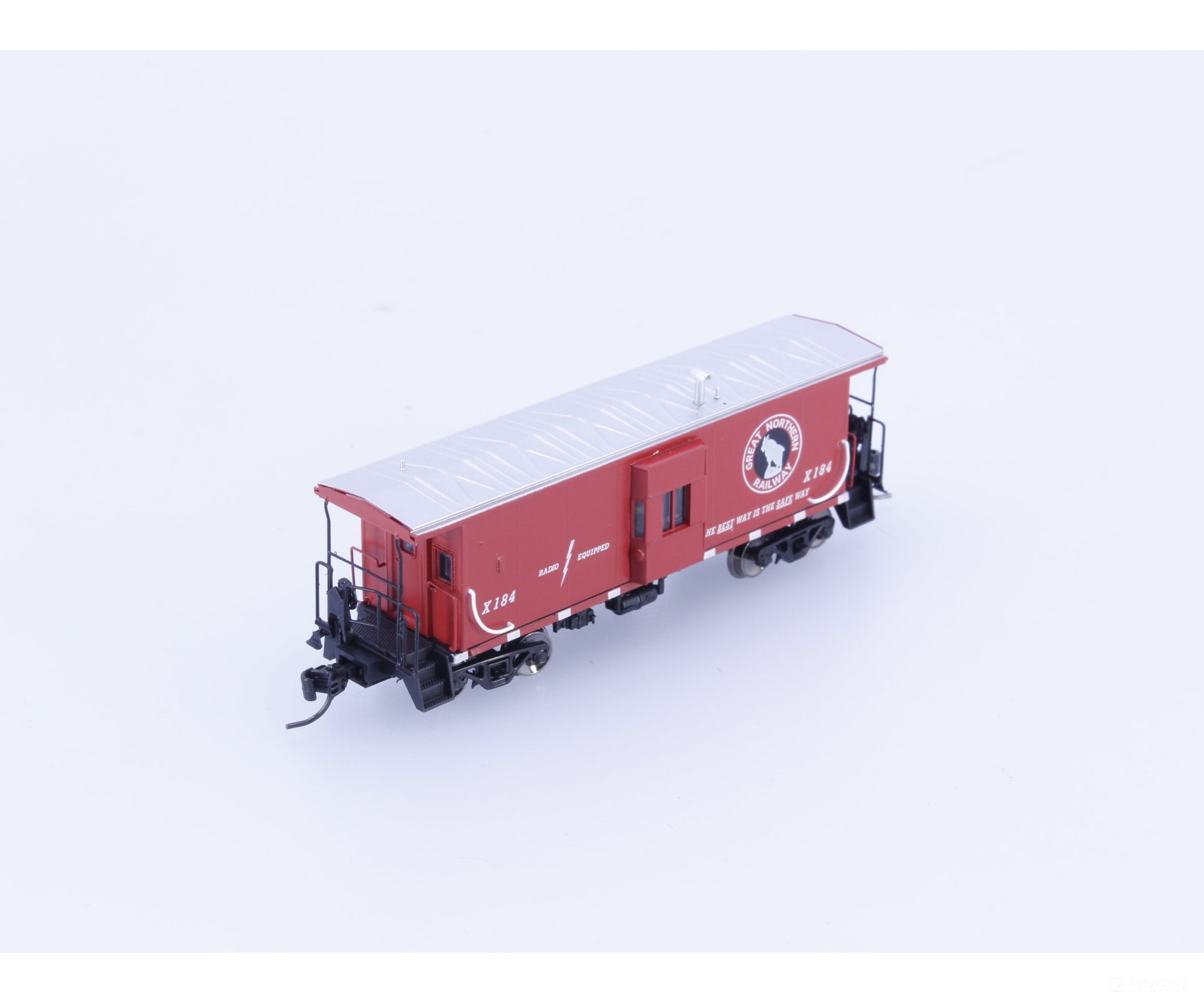 Athearn 26713 N Bay Window Caboose Great Northern (GN) X184 Freight Cars